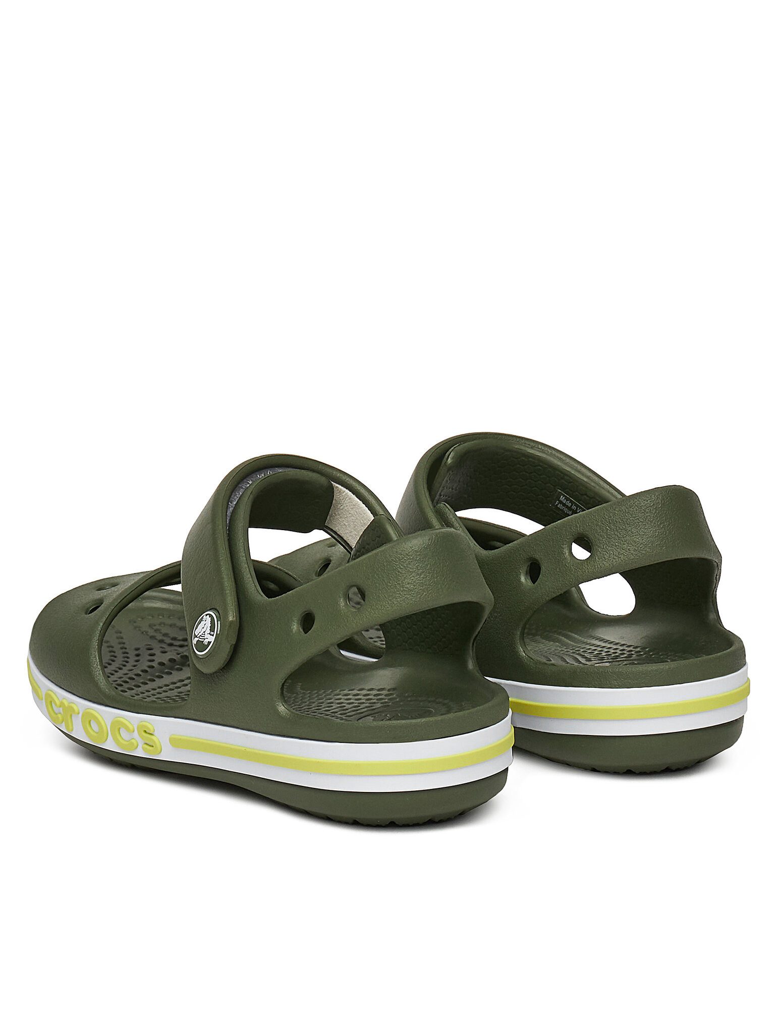 Crocs Crocs Mädchen Sandalen Crocs-BAYABAND SANDAL T 211055-309 Grün Grün Sandale