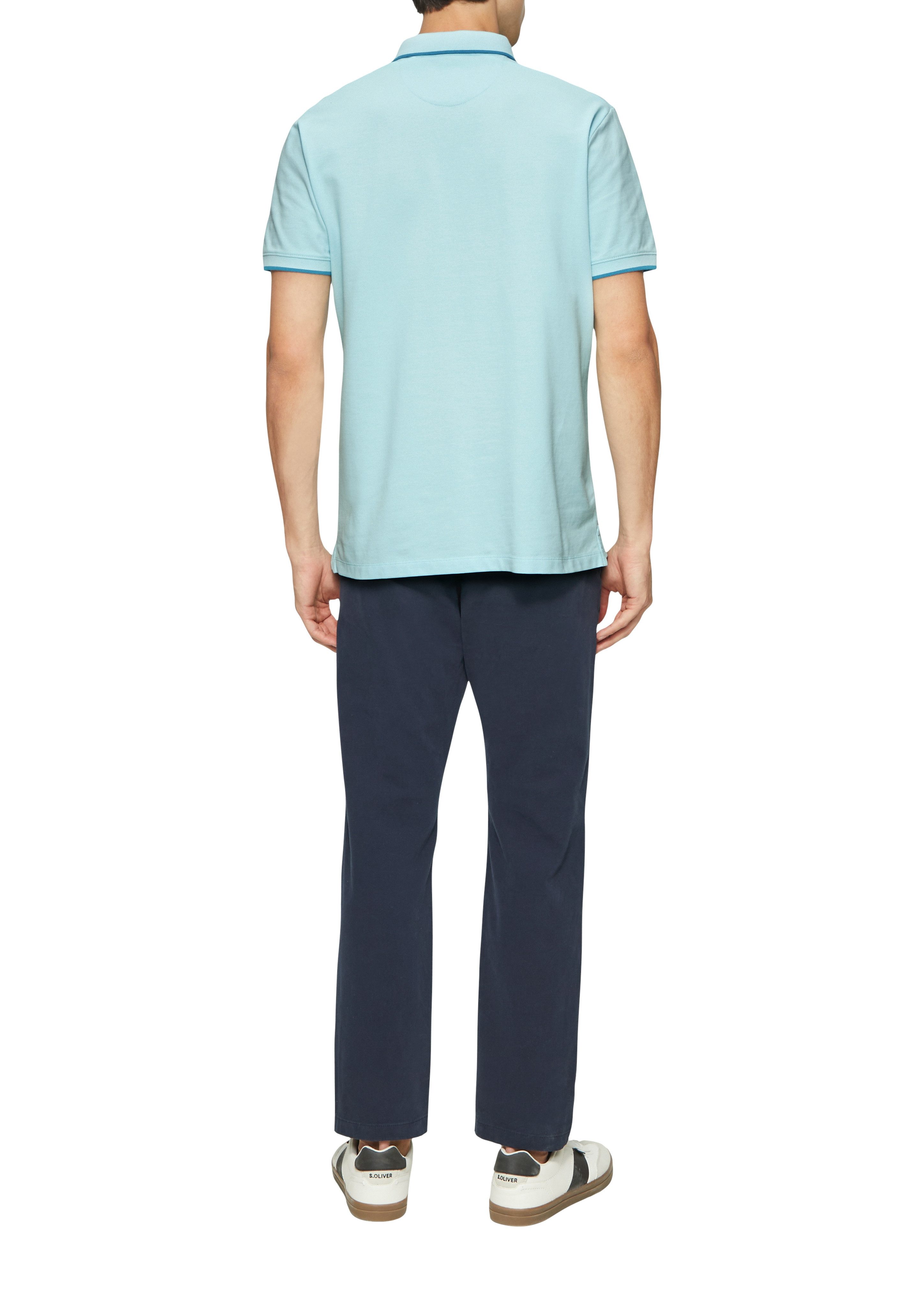 s.Oliver Poloshirt mit Kontrast-Details