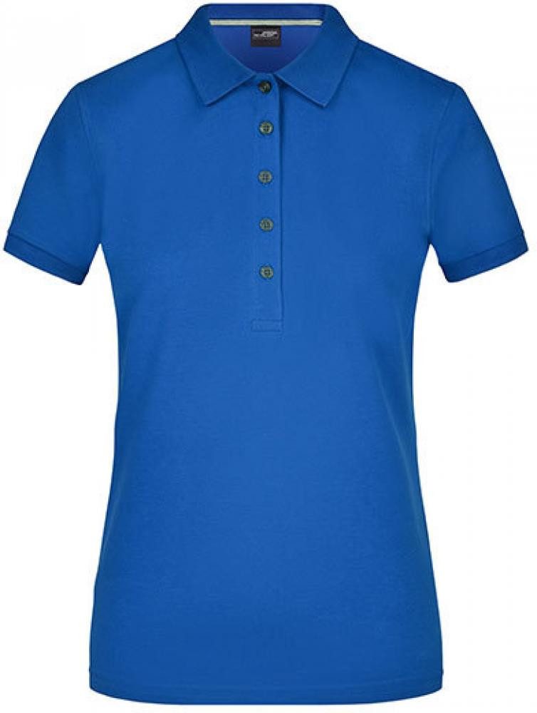 James & Nicholson Poloshirt Damen Pima Polo / feine Piqué-Qualität