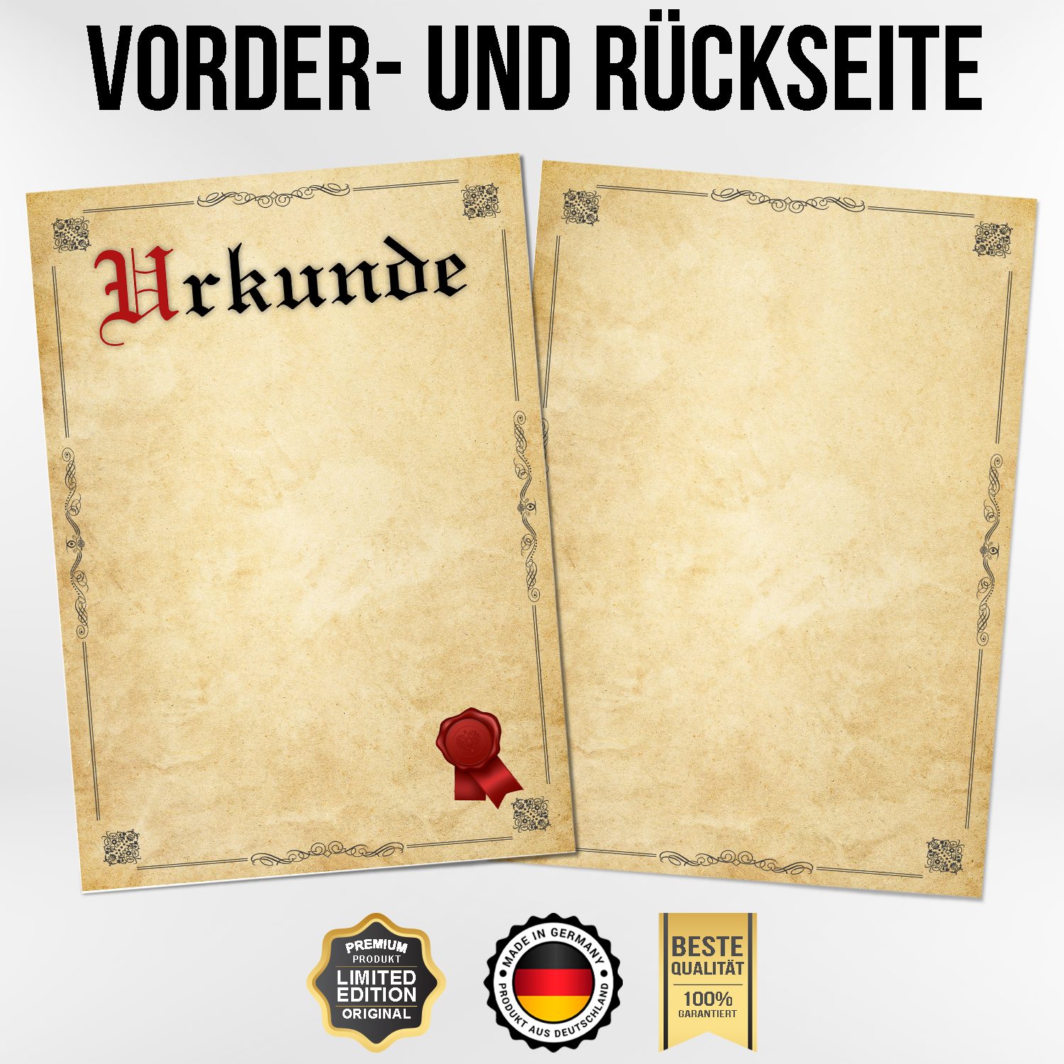 Tigerlino Poster Urkunde Blanko Geschenk Auszeichnung günstig online kaufen