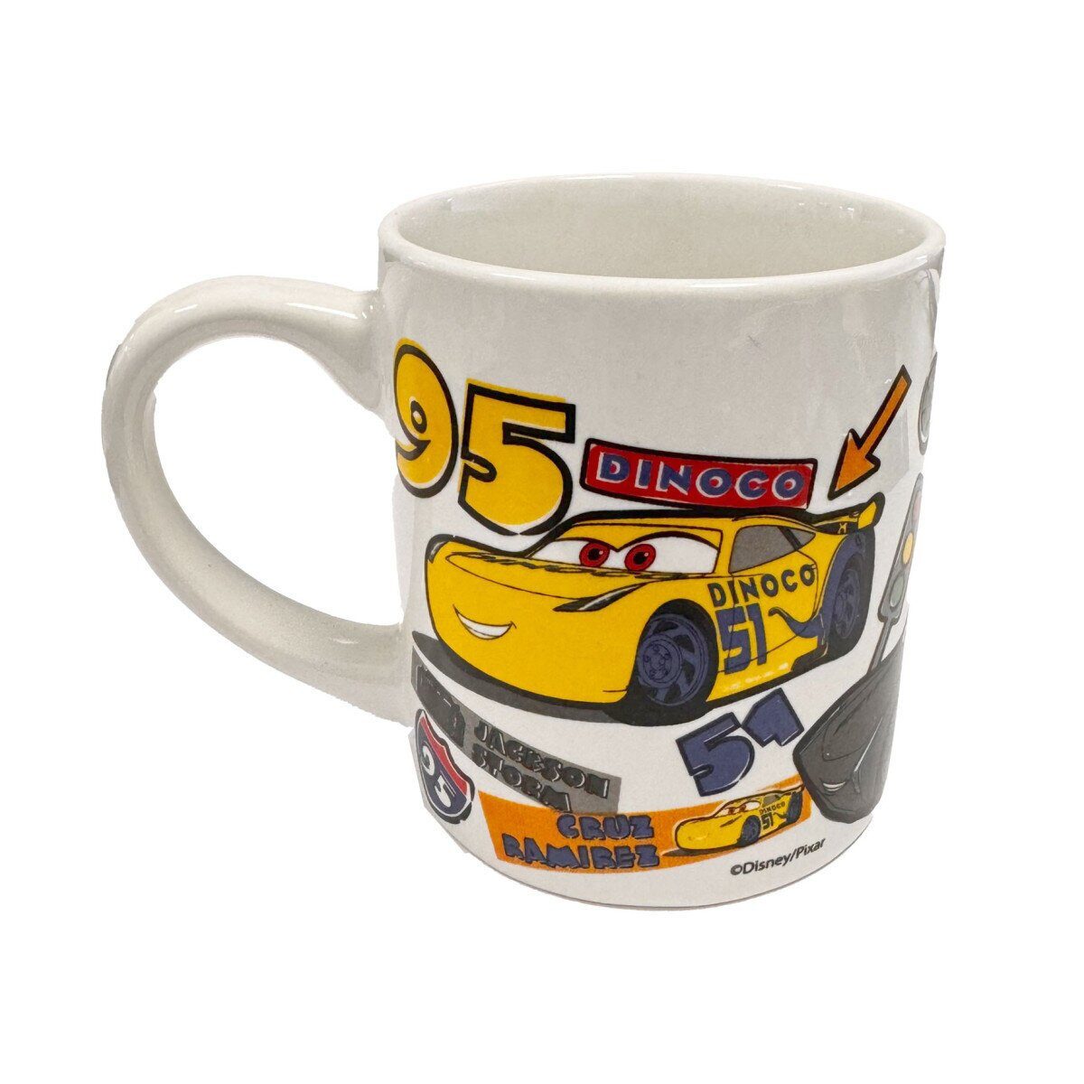 Disney Cars Tasse Disney Cars Stickers Porzellanbecher 235 ml, 1-tlg.