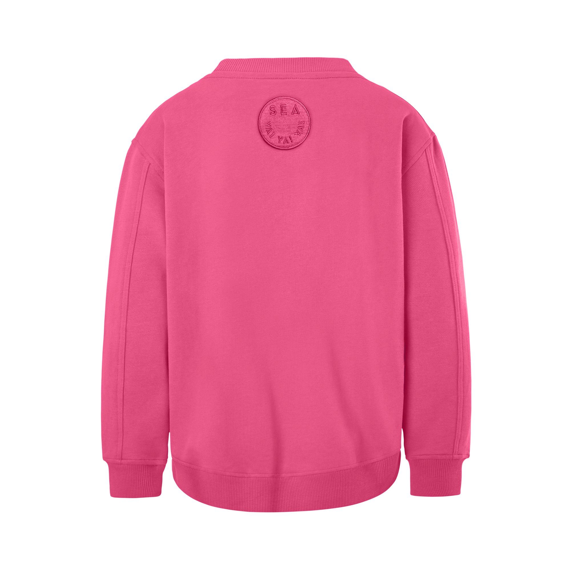 SeaYA Sweatshirt Sweathose Blinky Biobaumwolle Stickerei pink Pink