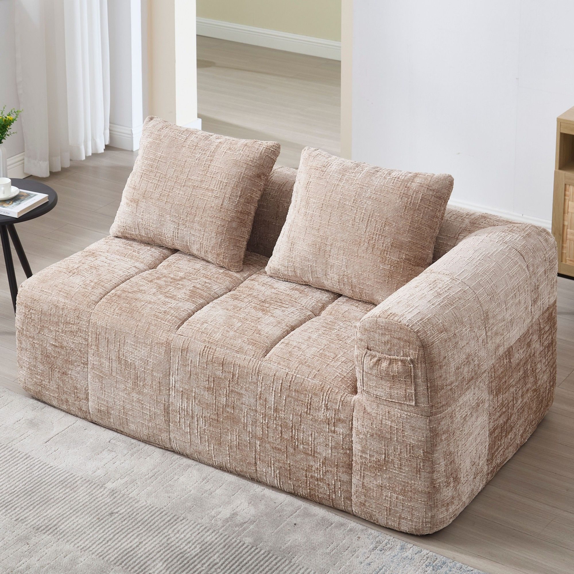 LVHOM Ecksofa Modulares Chaiselongue-Sofa-Set(Polsterliege+Doppelsofa), sep günstig online kaufen