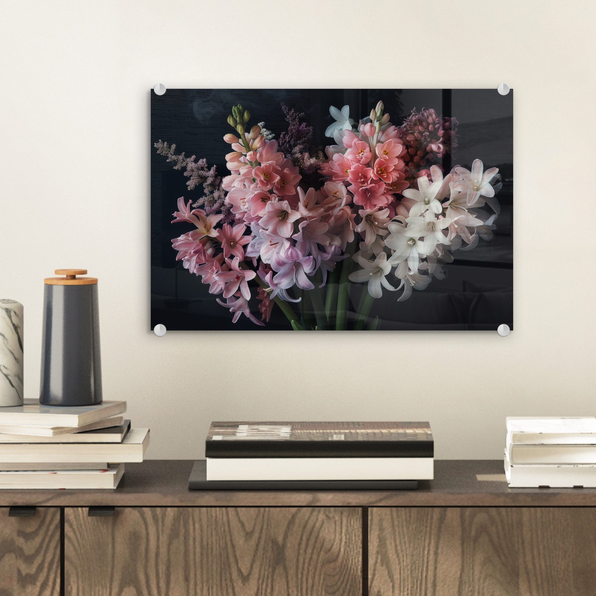 MuchoWow Acrylglasbild Blumen - Hyazinthe - günstig online kaufen