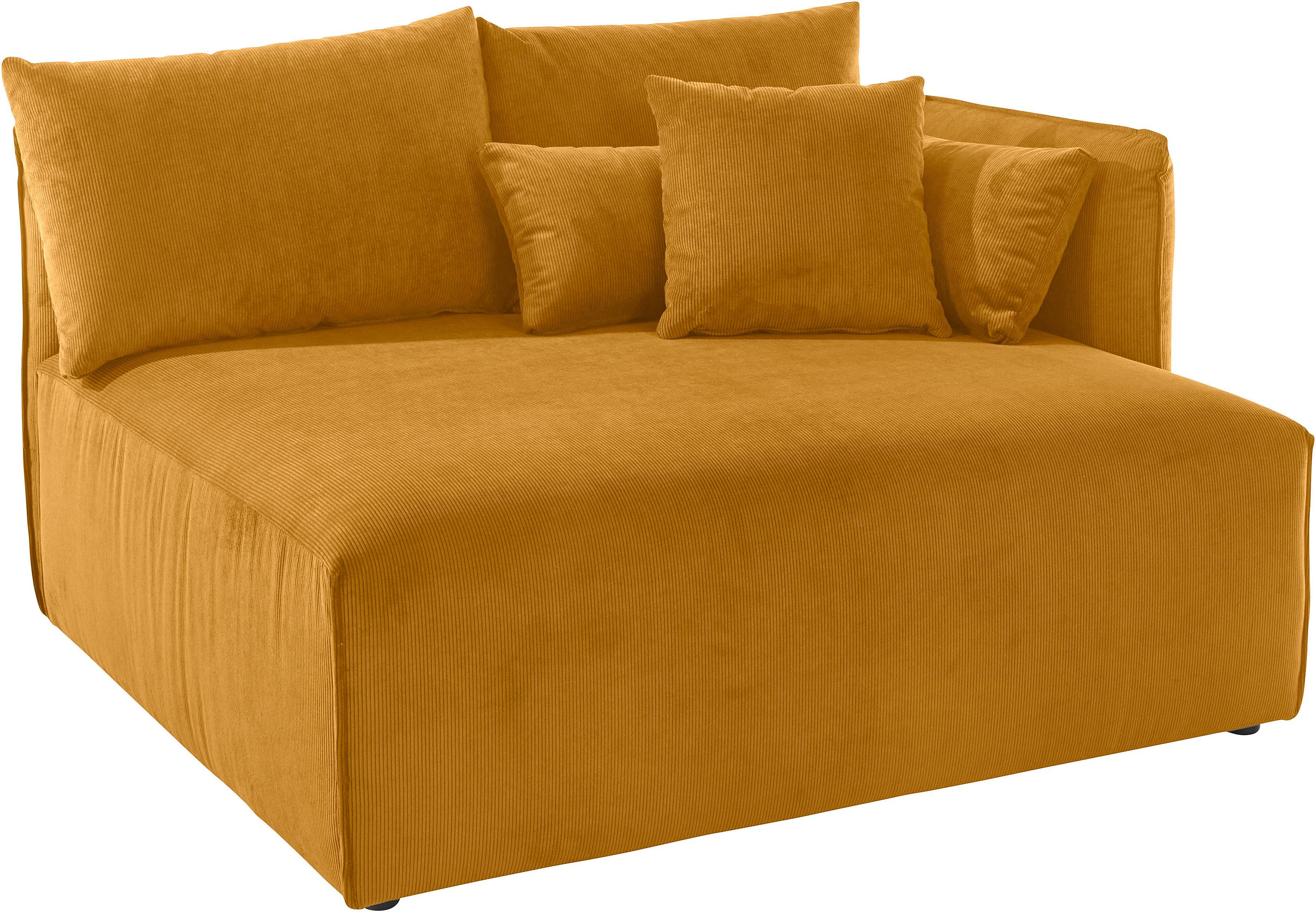 OTTO home Ottomane Nöre, kurzes Lounge-Modul - zum Zusammenstellen, Breite 138 cm, Tiefe 128 cm