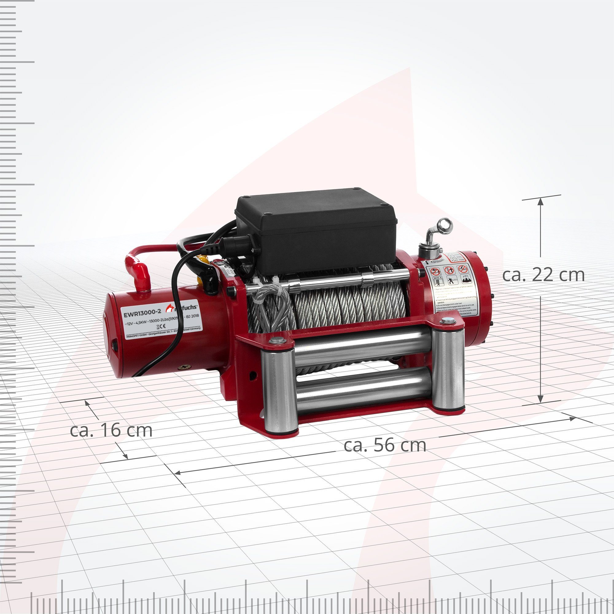 Bottari Abschleppseil Stahl 400cm - 5000kg Zugkraft Für Pannenhilfe
