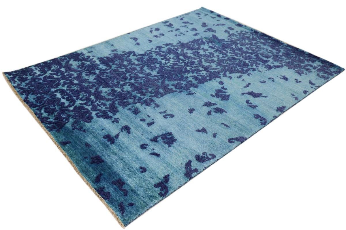 Orientteppich Designteppich, Nain mm 142x185 Höhe: Trading, Handgeknüpfter Orientteppich Sindhi Moderner / rechteckig, 12