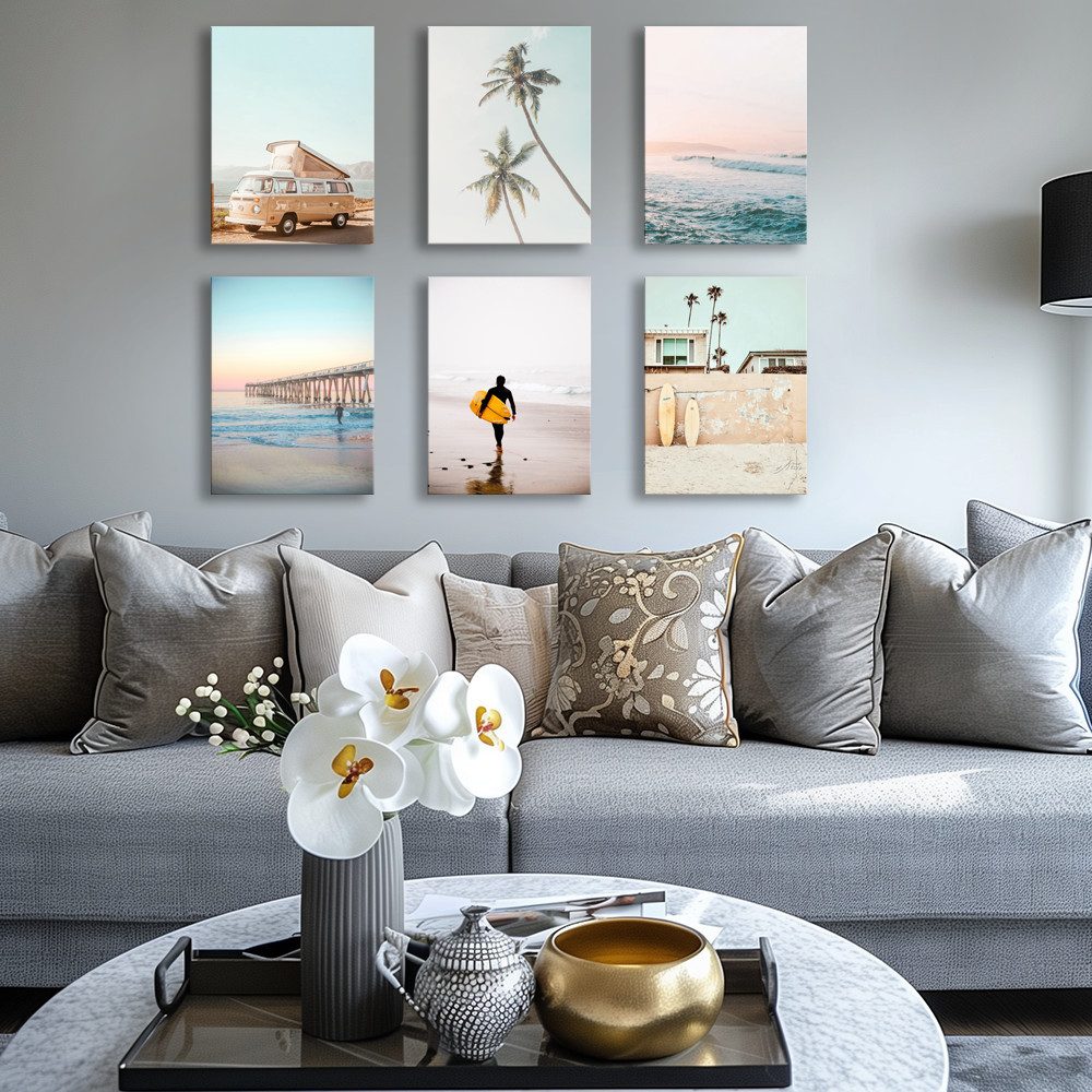 Visario Bilder-Collage 7-teilig, beach günstig online kaufen