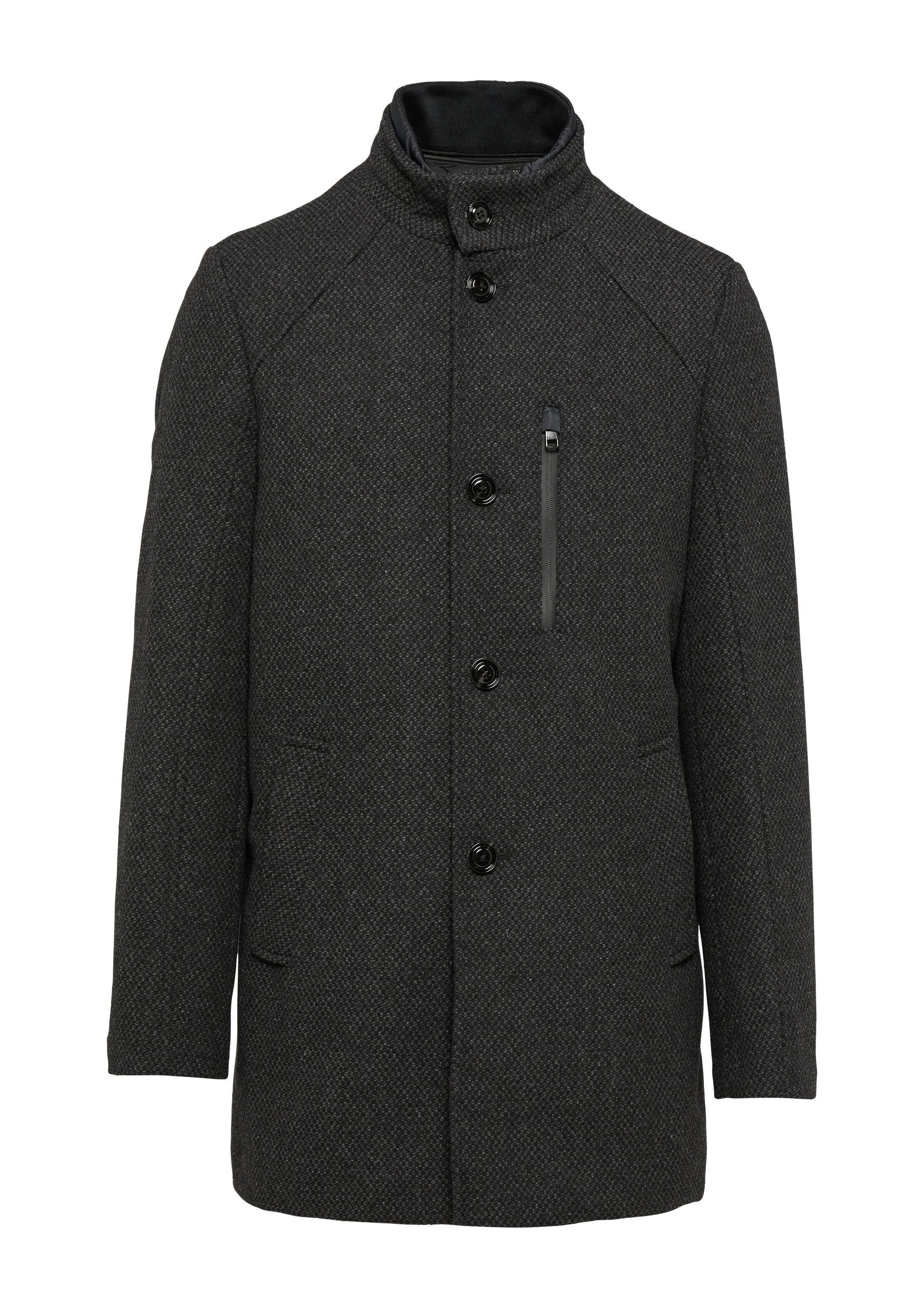 s.Oliver Wintermantel Outdoor-Mantel Wattierter Wollmix-Mantel mit herausne günstig online kaufen