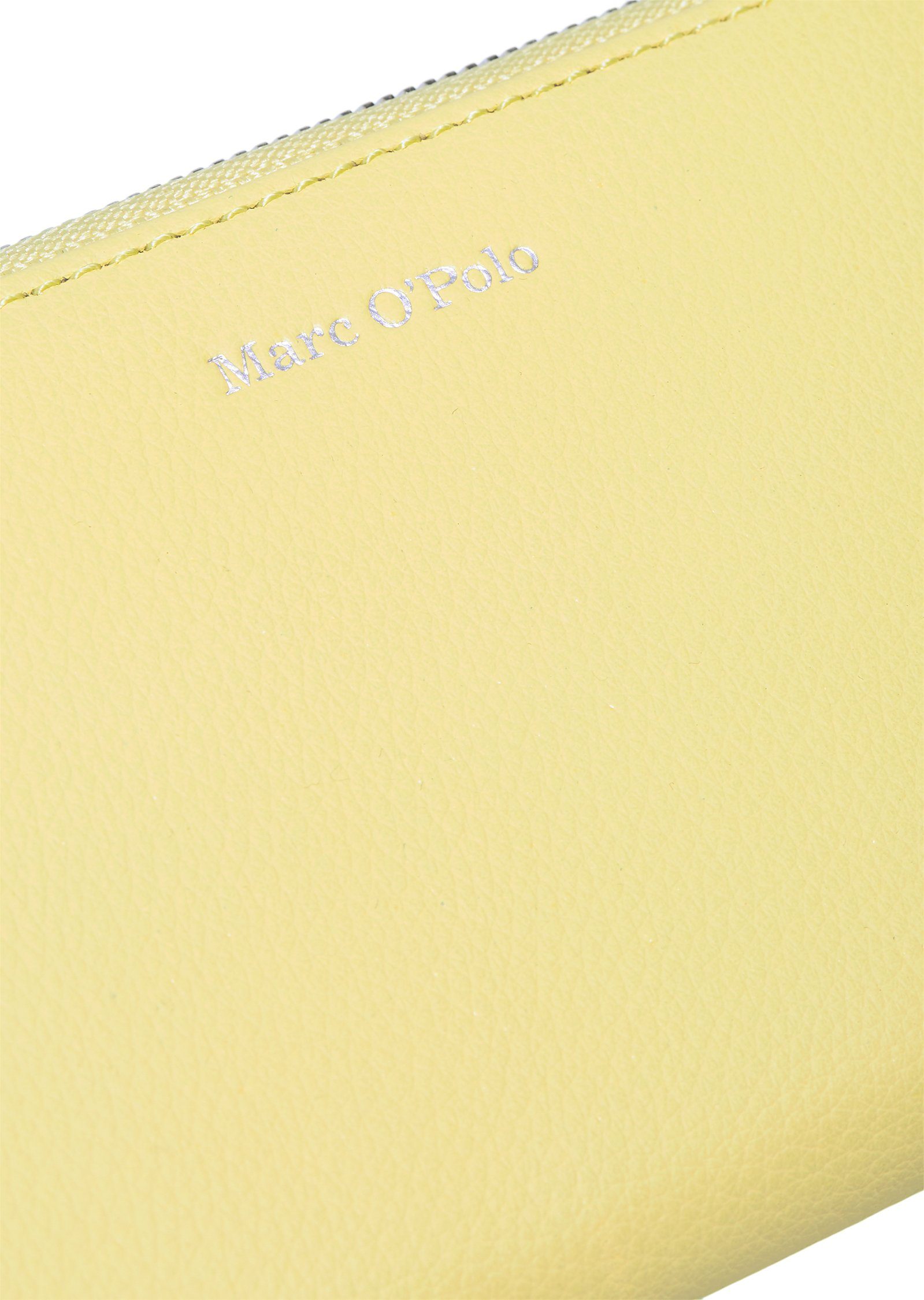 Marc O'Polo Geldbörse aus softem Leder gelb