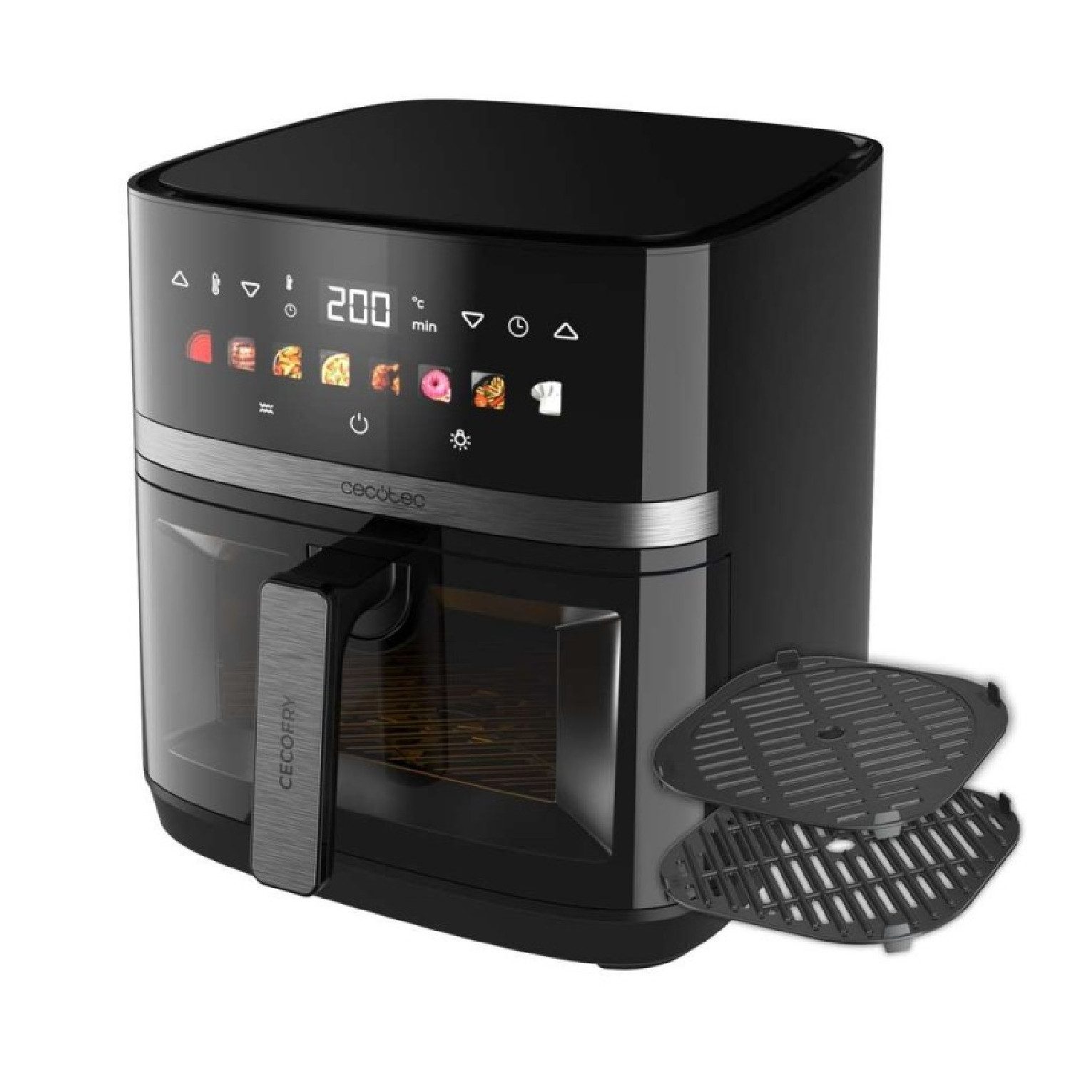 Cecotec Heißluftfritteuse, 2200 W, Cecofry&Grill Duoheat 8000