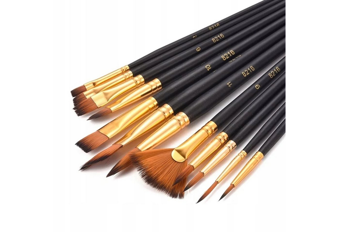 Thumbnail - LA CUTE Pinsel Professionelles Malpinsel-Set für Acryl-, Öl- und Aquarellfarben, (Künstlerpinsel-Set für Acryl-, Öl- und...