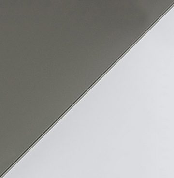 Feldmann-Wohnen Hängevitrine Apetito (mit einem offenen Fach, mit 2 Türen, 1-St) 120cm Korpusfarbe und Griffe wählbar Front weiß mit 2 Türen