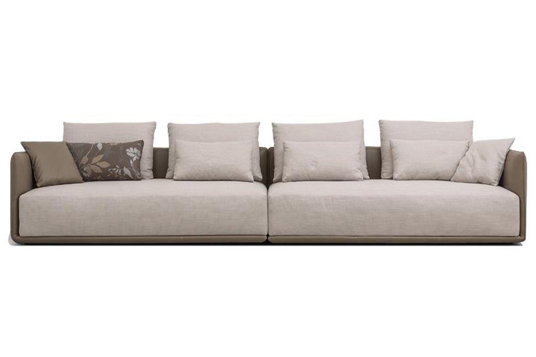 JVmoebel Sofa Luxus beiger großer Viersitzer Modernes Design Sofa xxl Neu, Made in Europe