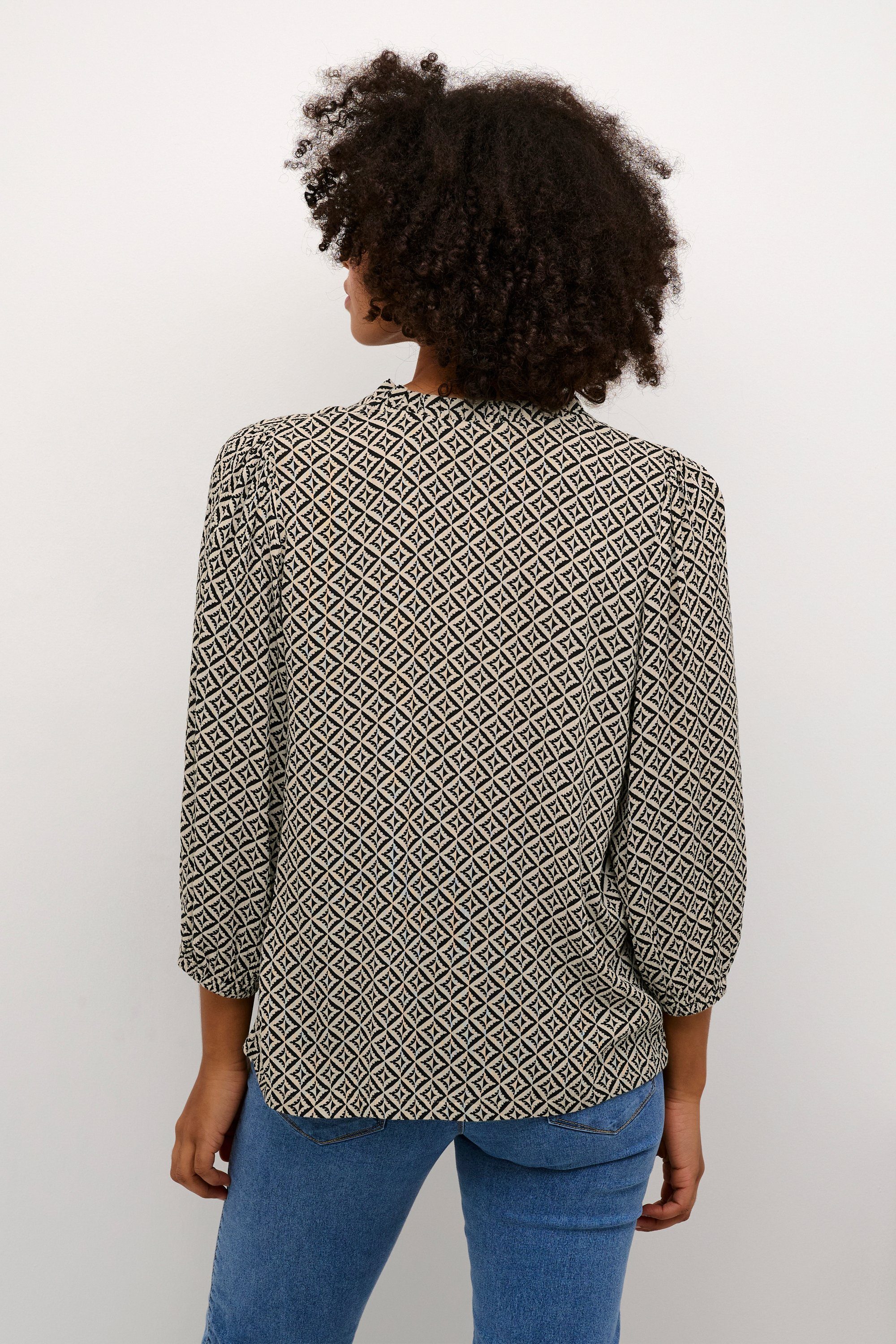 KAFFE Langarmbluse Langarm-Bluse KAvibeke