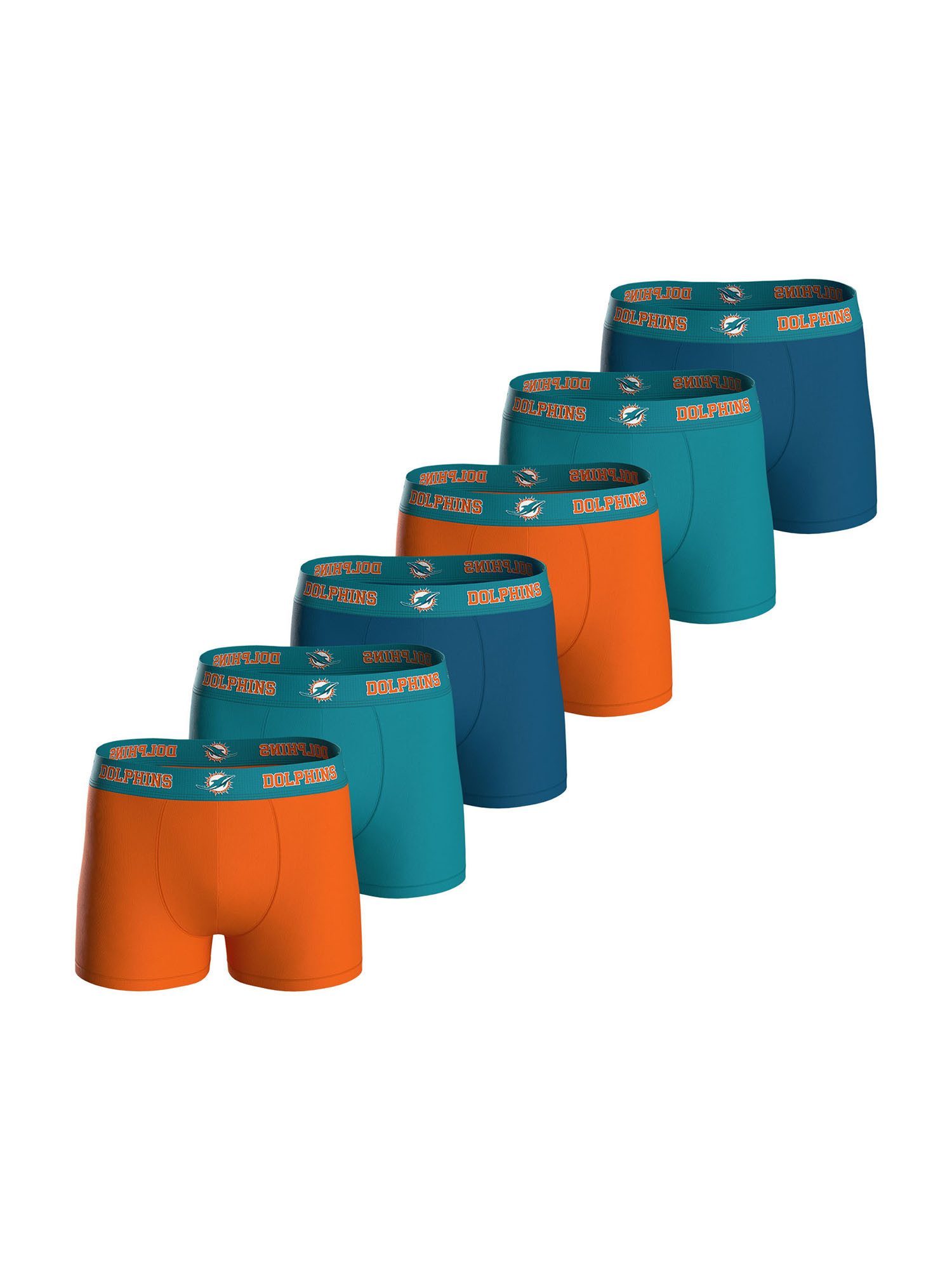 HUDDLE Boxer Miami Dolphins (6-St) Boxershorts, Unterhose, Boxerbriefs günstig online kaufen