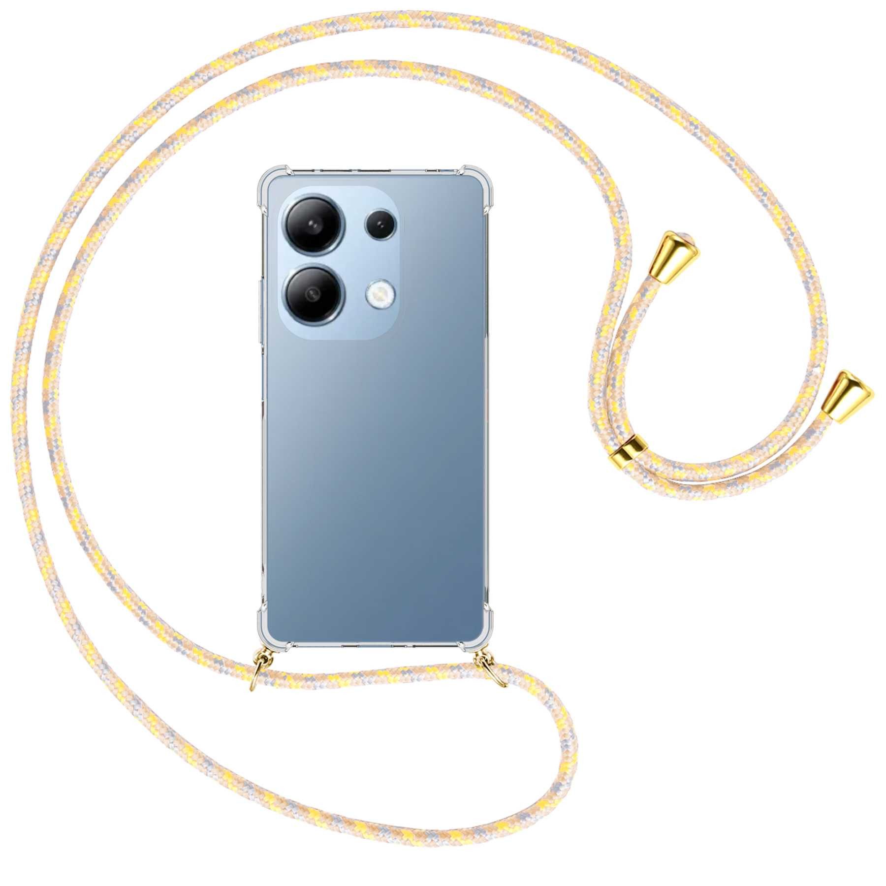 mtb more energy Handykette für Xiaomi Redmi Note 13 Pro 4G [G], Umhängehülle mit Band [NC-808-G]