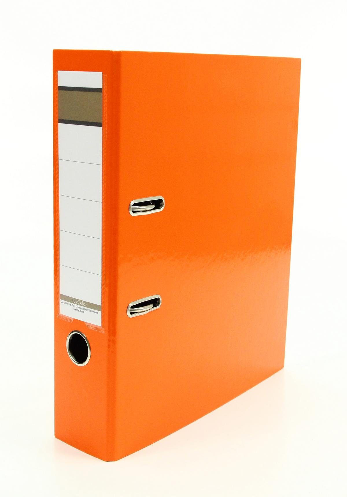 Livepac Office Aktenordner Livepac Caribic Glanz-Ordner / DIN A4 / 75mm breit / Farbe: orange