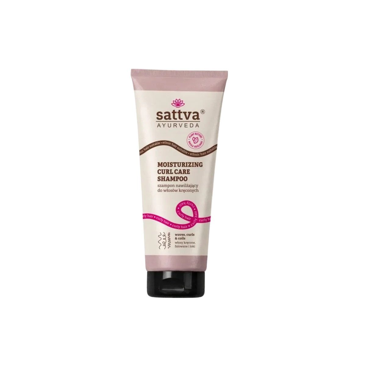 Sattva Haarshampoo Feuchtigkeitsspendendes Shampoo für lockiges Haar 200ml