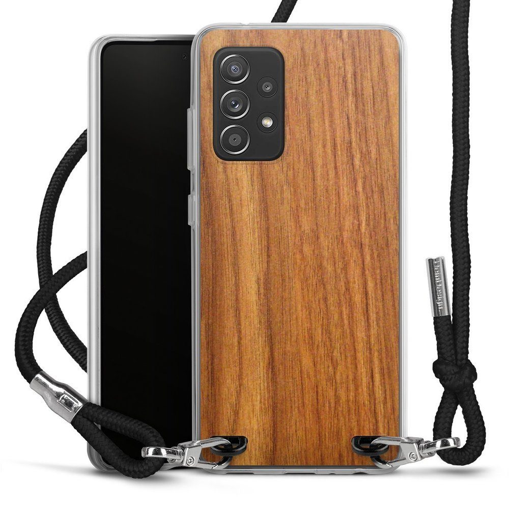 DeinDesign Handyhülle Holzoptik Lärche Holz Lärche, Samsung Galaxy A52 5G  Handykette Hülle mit Band Case zum Umhängen