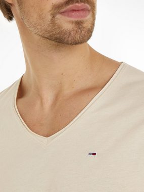 Tommy Jeans T-Shirt TJM XSLIM JASPE V mit V-Ausschnitt