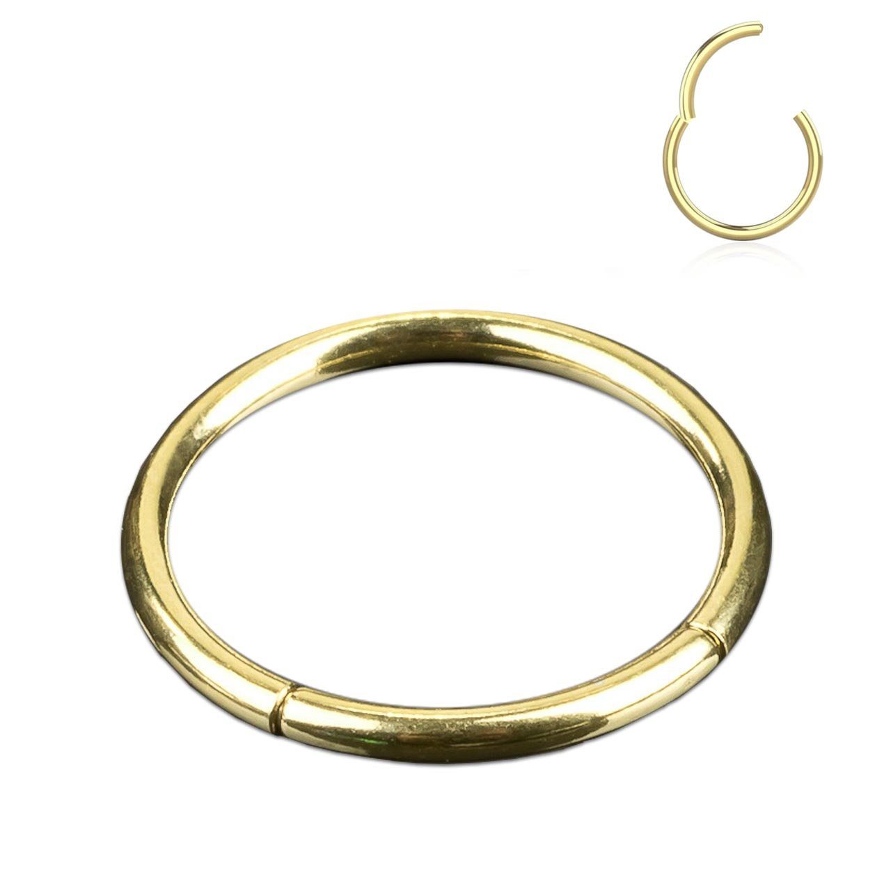 viva-adorno Nasenpiercing Segmentring Clicker Chirurgenstahl Piercing günstig online kaufen