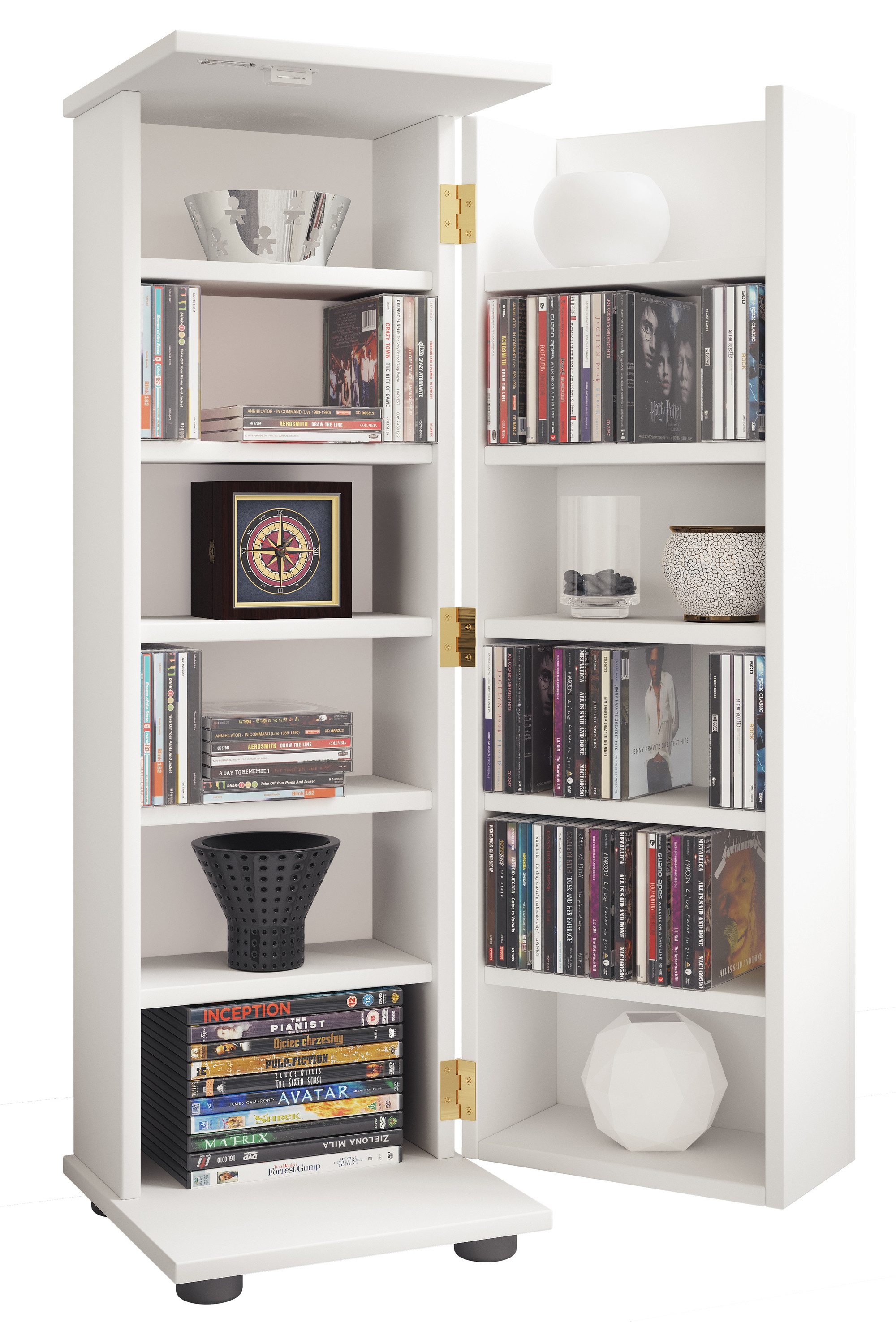 VCM CD-Regal Holz Schrank CD DVD günstig online kaufen