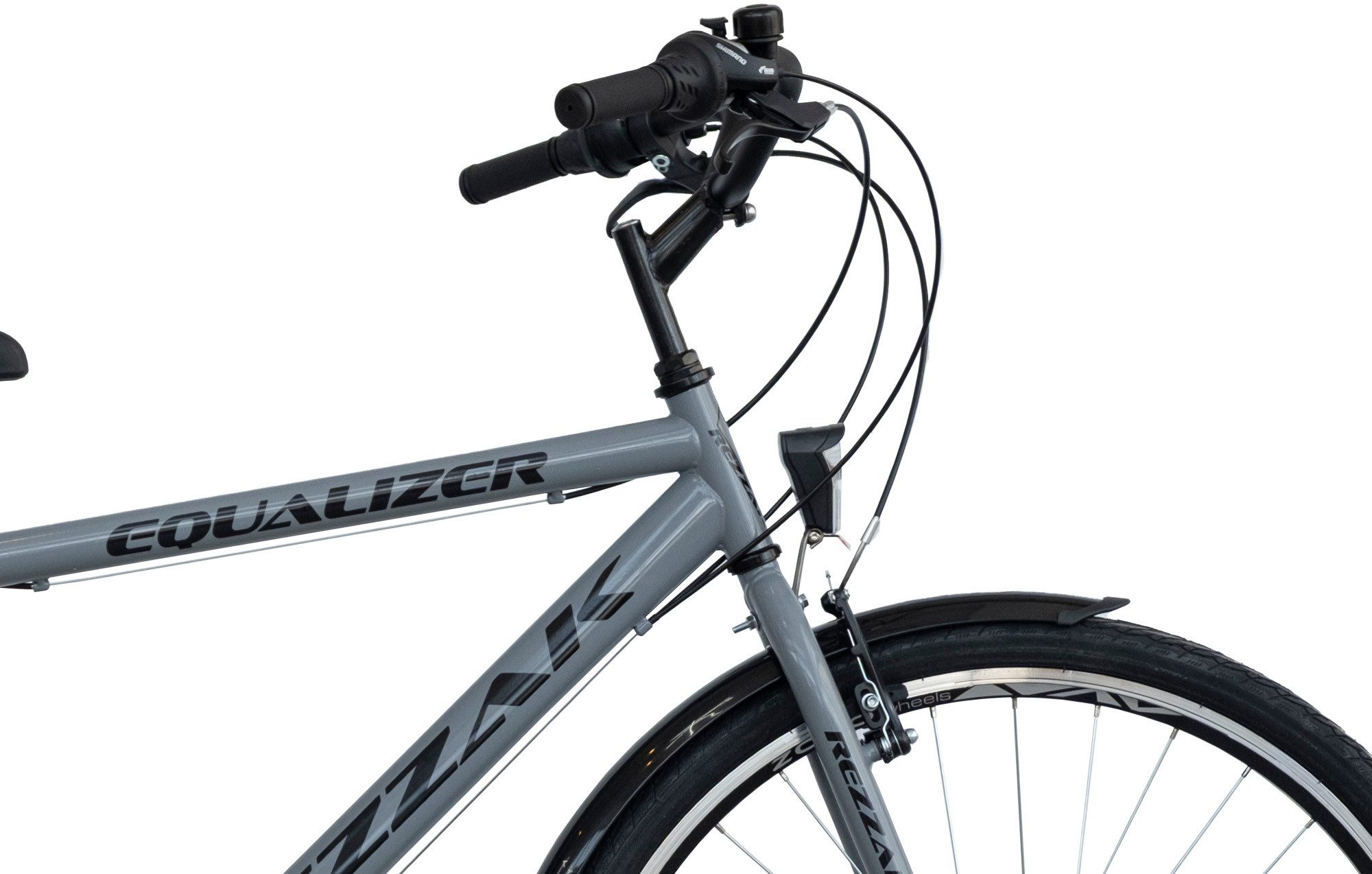 Rezzak City Bike, Men's City Bike, 28-inch, Boys' Bike, Road Legal, 21-Speed ​​Shimano Derailleur Gears