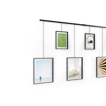 Umbra Bilderrahmen-Set Exhibit Foto Collage, für 9 Bilder, 13x18 und 20x25 cm