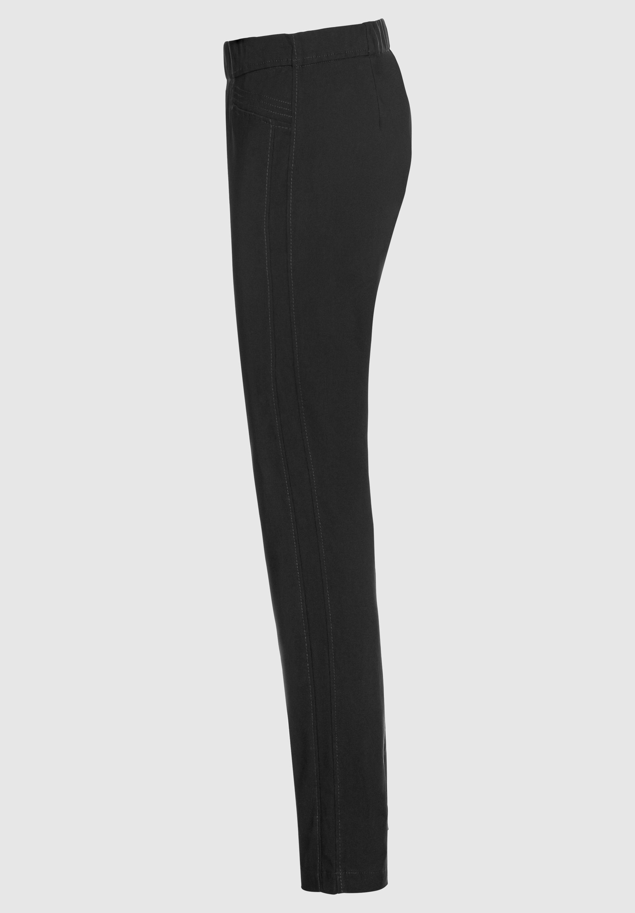 bianca Stretch-Hose in DENVER Basicfarben mit dehnbarem Komfortbund black uni