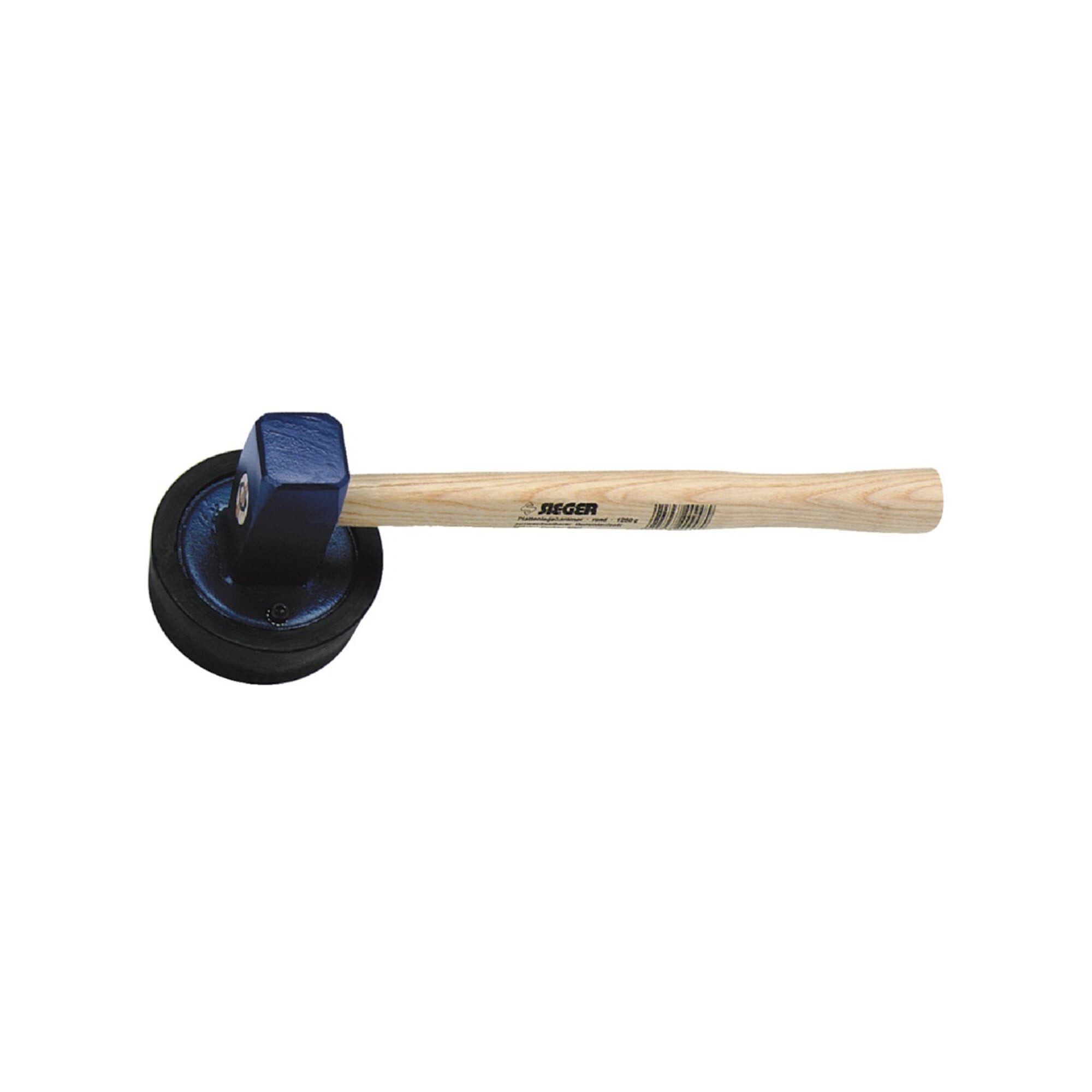 Ideal Gummihammer Sieger Plattenlegerhammer 1500g rund Idealspaten
