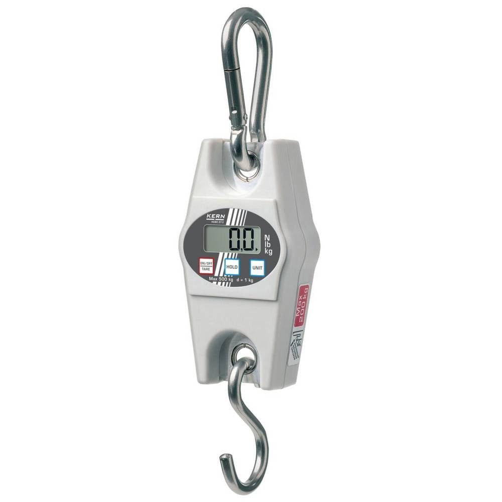 Kern Kofferwaage Hängewaage HCB 200K500, Kalibrierbar, Mit Haken, Mit Karabiner