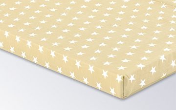 Klappmatratze Kinder-Reisematratze STAR beige faltbar mit Tasche, IWH