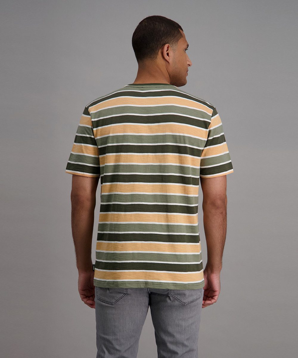 Pioneer Authentic Jeans T-Shirt mit Streifen Muster