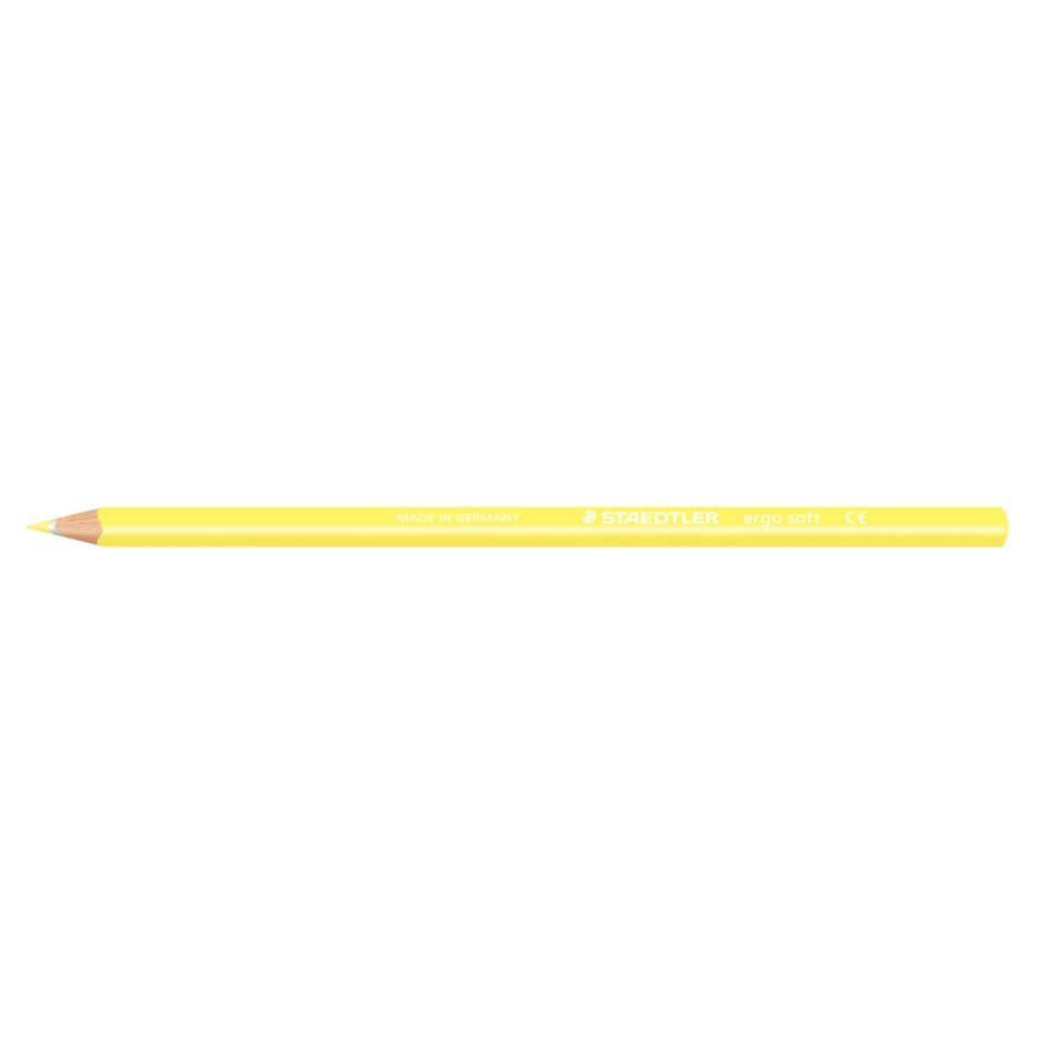 STAEDTLER Buntstift 175mm Bleistift Wasserbasis bruchfest lichtgelb Lackierung soft® Farbstift ergo auf 157-10,