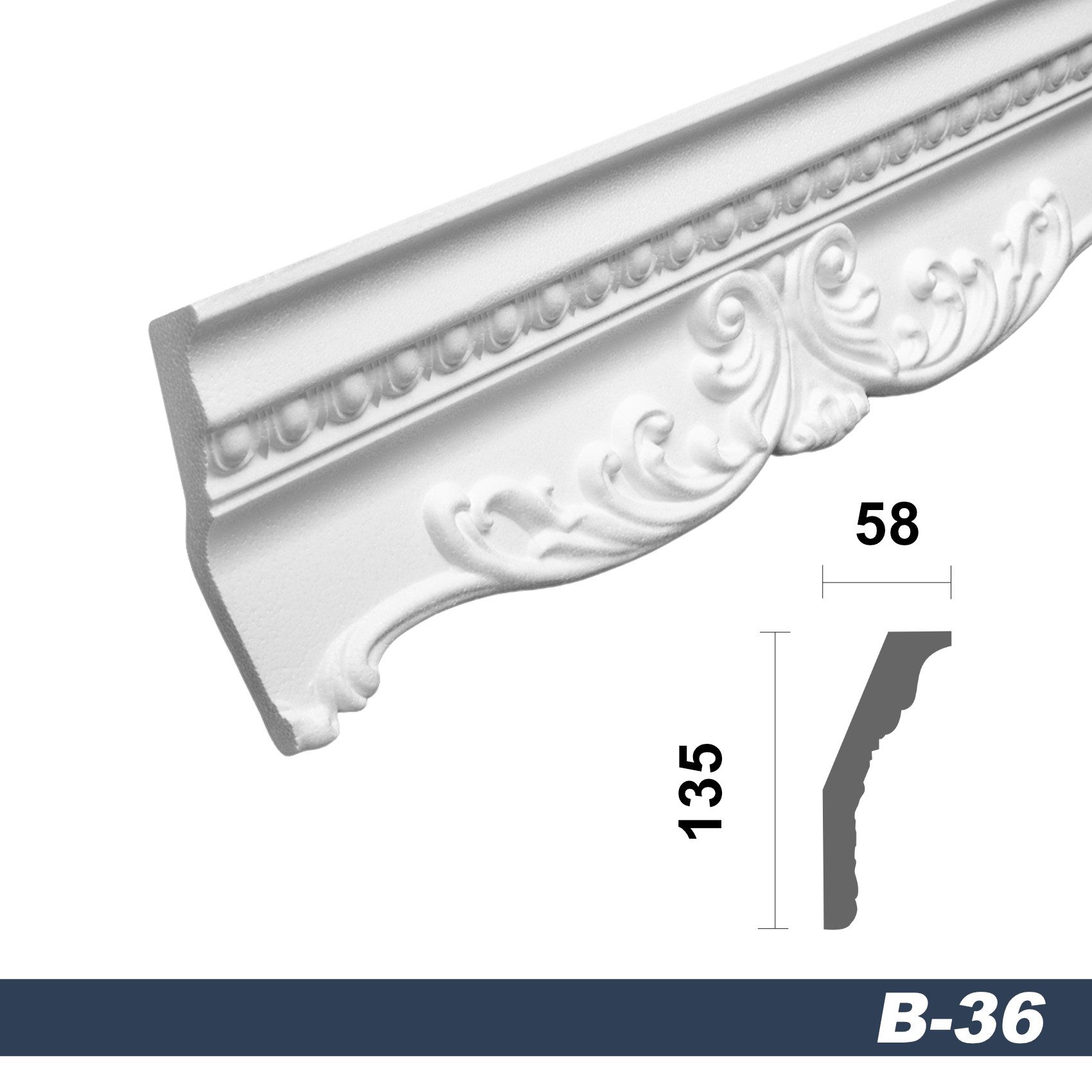 marbet design Stuckleiste B-36, Max Paket günstig online kaufen