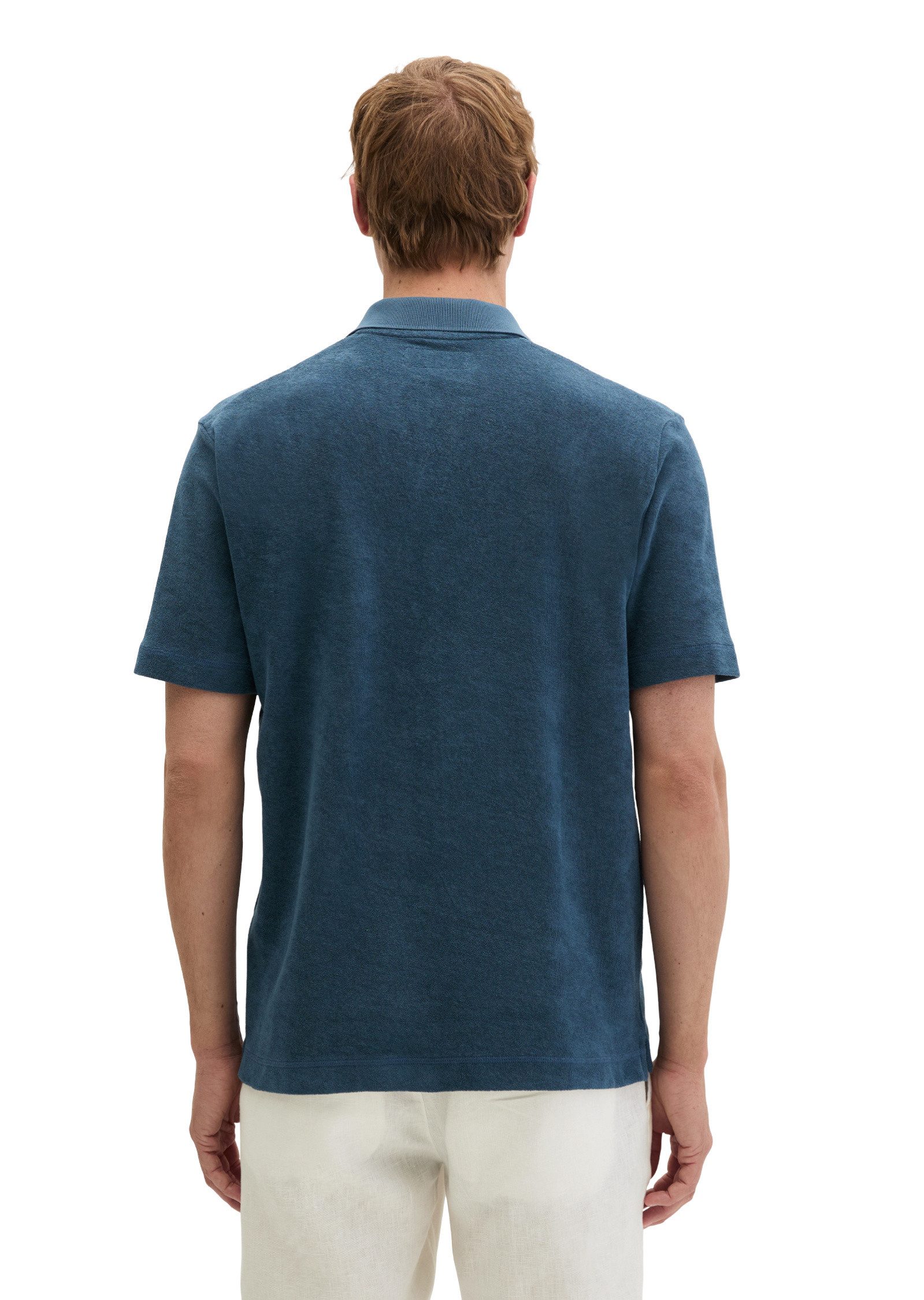 Marc O'Polo Poloshirt aus weichem Jersey-Frottee