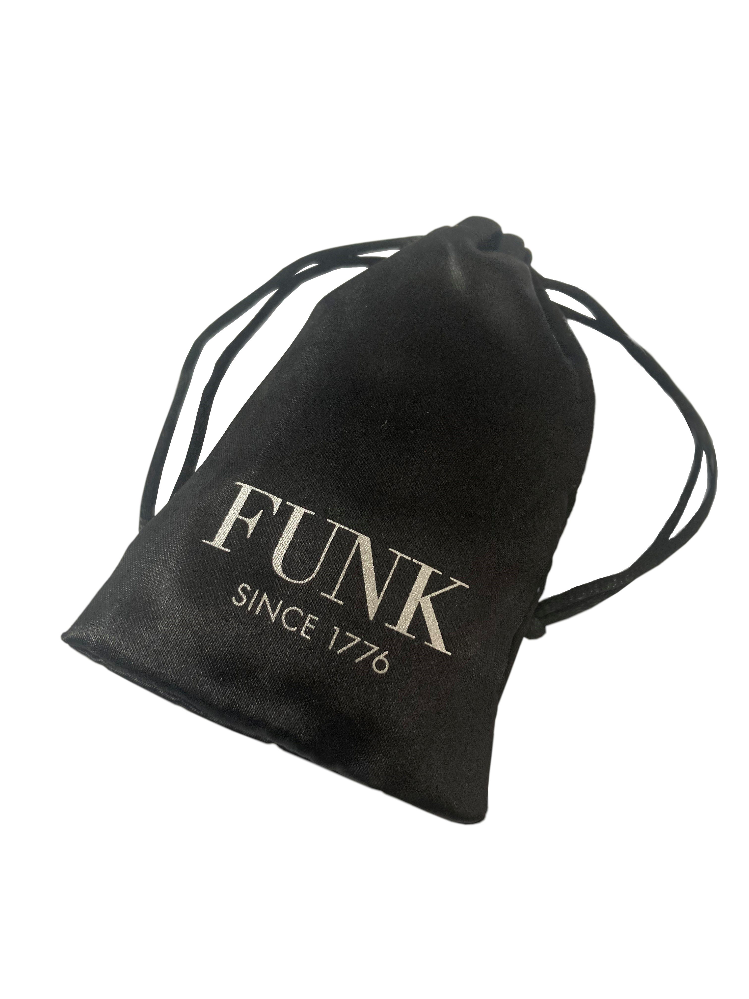 FUNK since 1776 Wickelarmband Black Look Doppel-Wickelarmband, mit Magnetverschluss