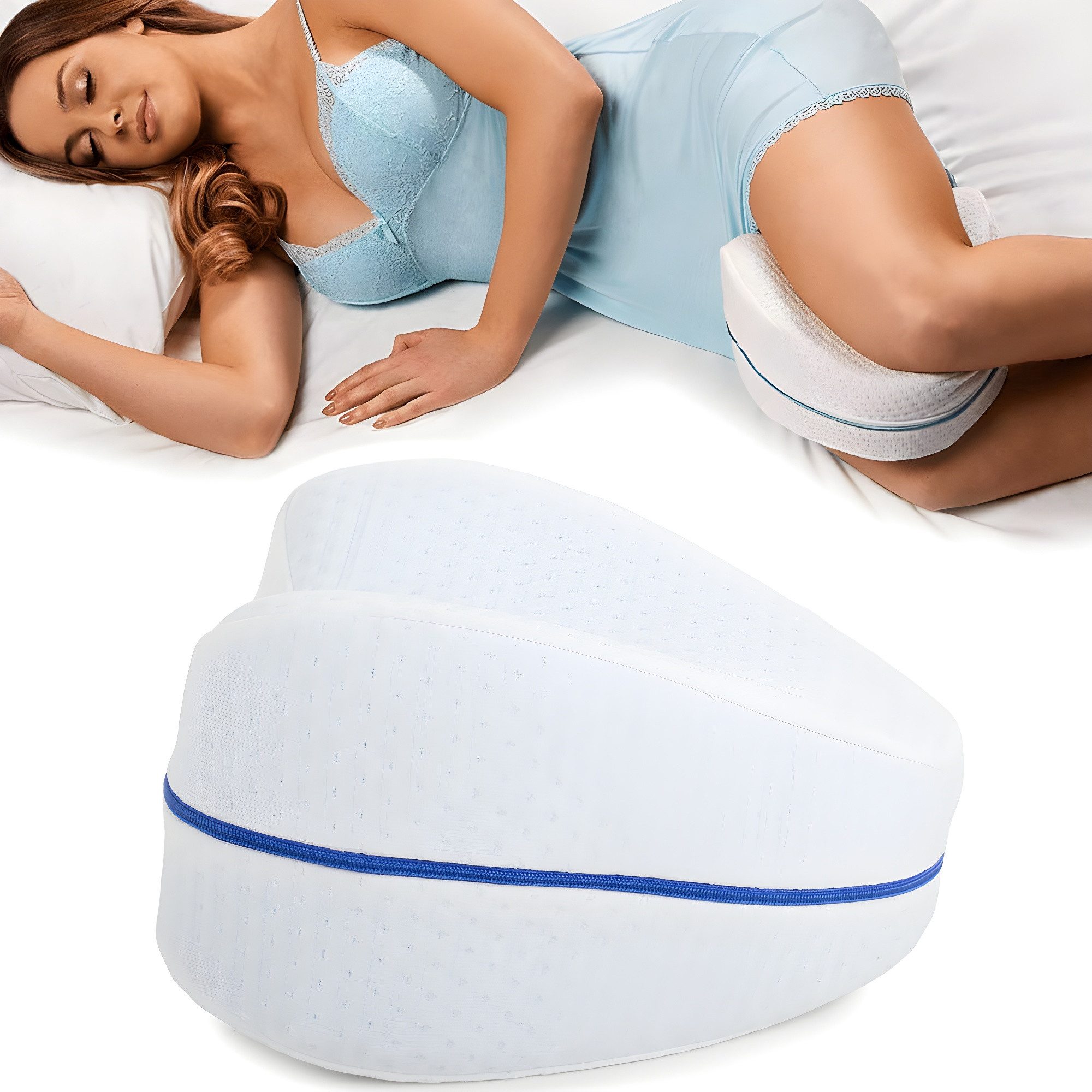 VERK GROUP Seitenschläferkissen Kniekissen Beinkissen zum schlafen ergonomi günstig online kaufen