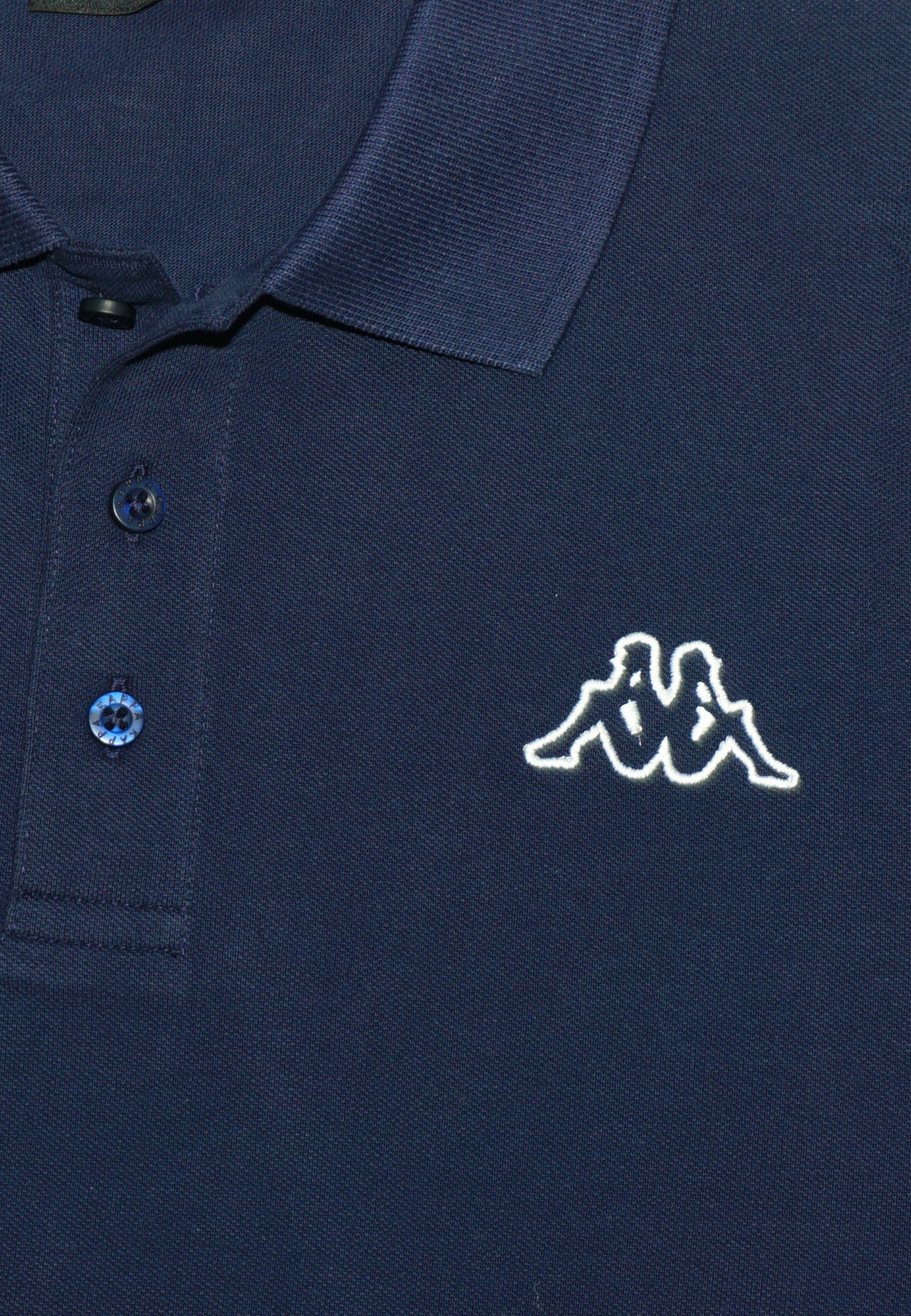 Kappa Poloshirt Poloshirt Kurzarmshirt mit Polokragen (1-tlg., 1)
