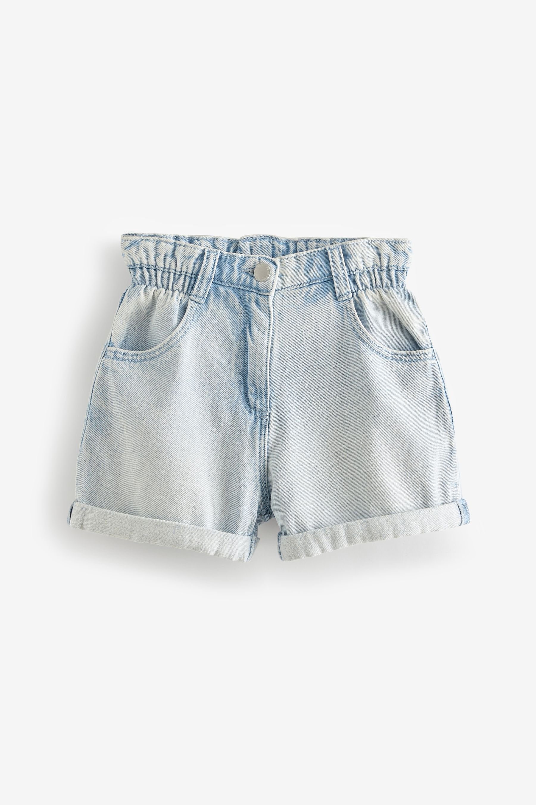 Next Jeansshorts Denim-Shorts mit elastischem Bund (1-tlg)