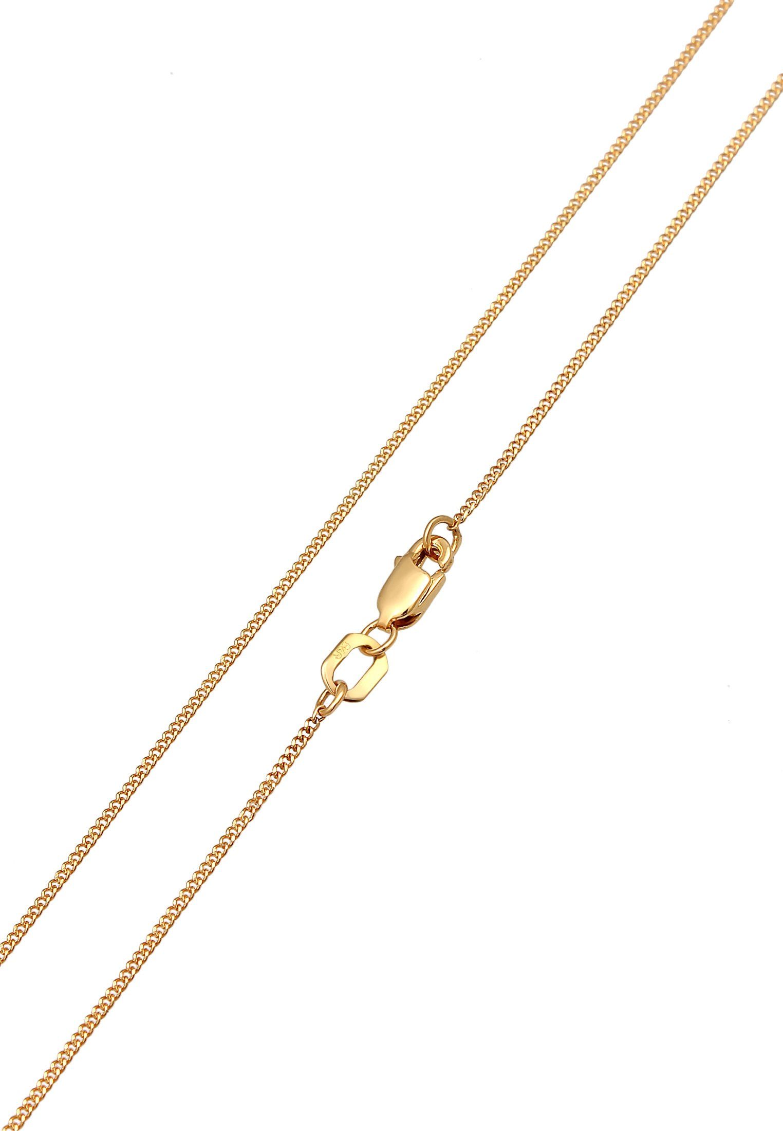 Kids Anhänger Premium 375 Elli Plättchen Kette Gelbgold, mit Boho Coin