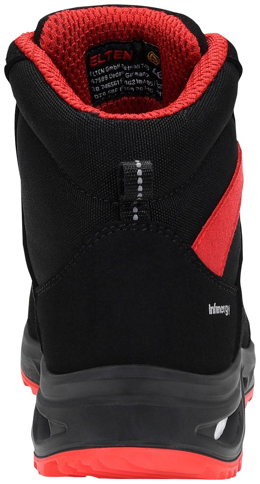 HANNAH BOA® Sicherheitsstiefel Mid ESD Elten XXTL black-red