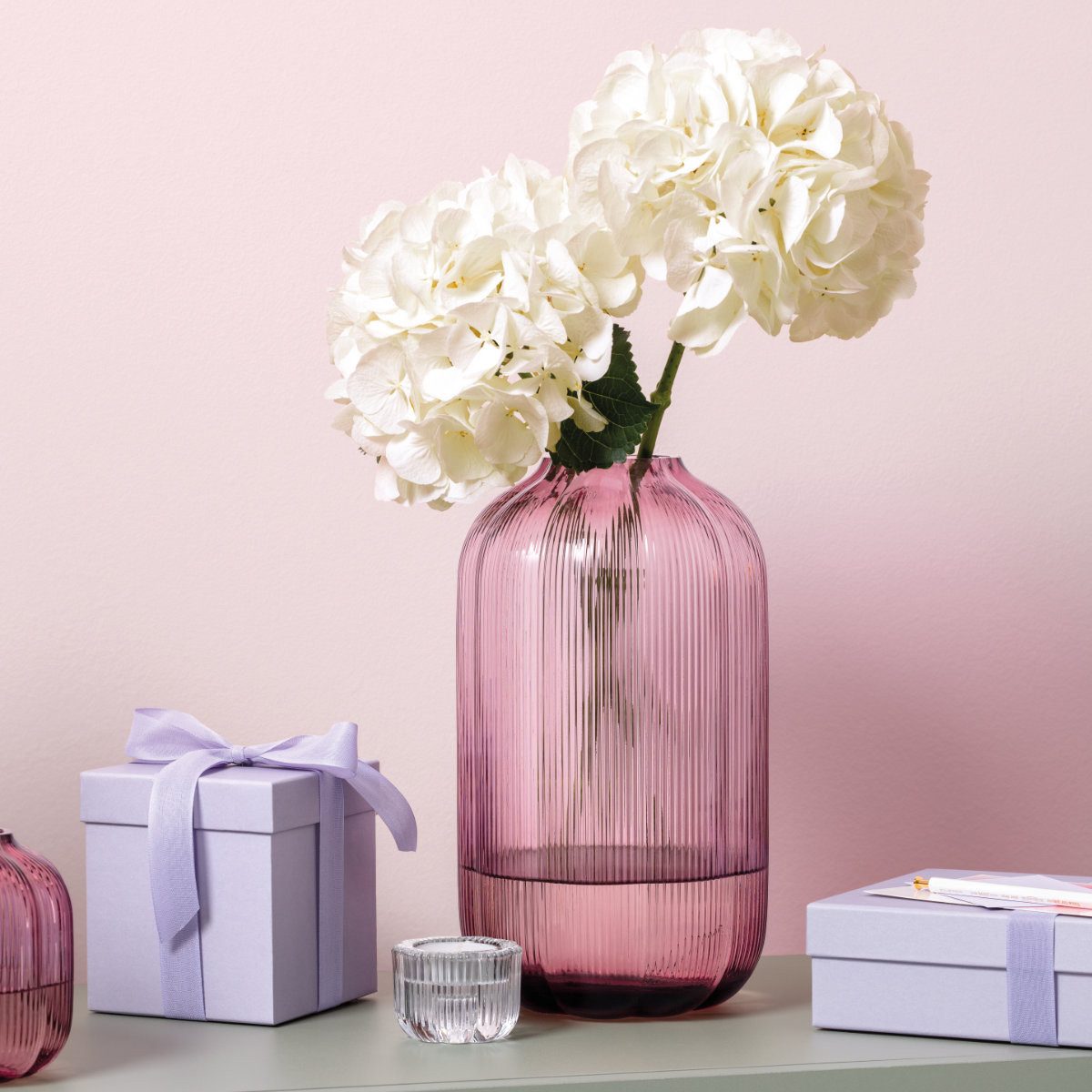 Villeroy & Boch Tischvase Fleur cassis, 28 cm