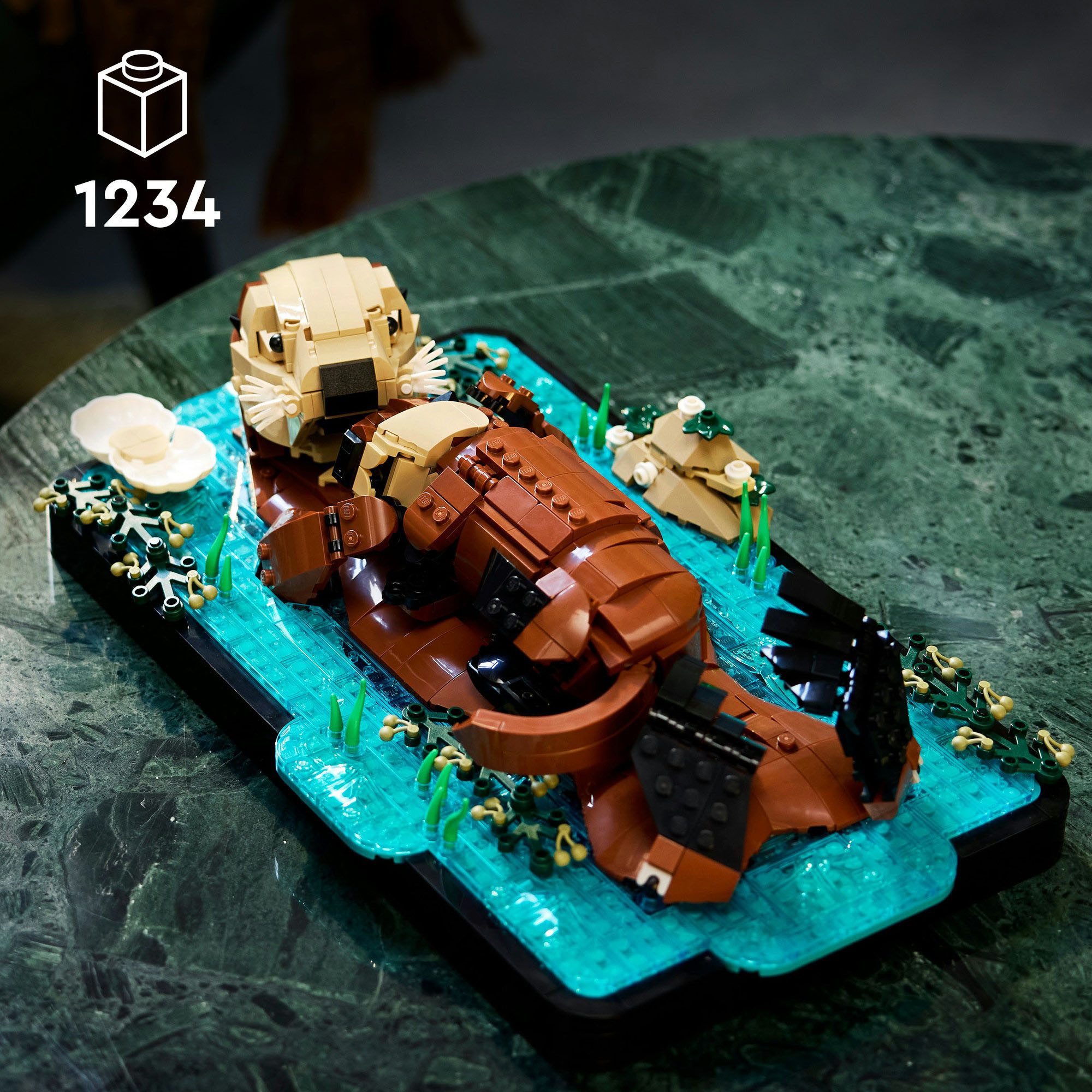 LEGO® Schwimmende Otter (21366), LEGO Ideas Konstruktionsspielsteine, (1234 St)