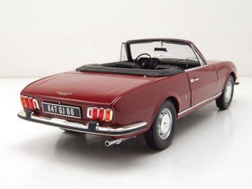 Norev Modellauto Peugeot 504 Cabrio 1969 rot Modellauto 1:18 Norev, Maßstab 1:18