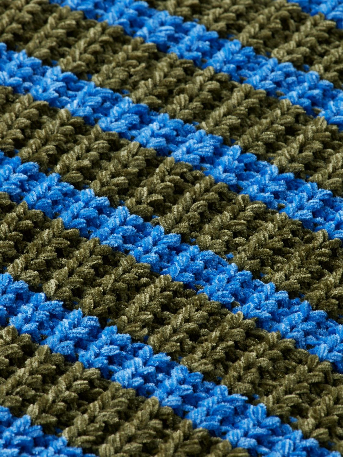 Scotch & Soda Strickpullover SCOTCH & SODA edler Strickpullover military grün blau gestreift