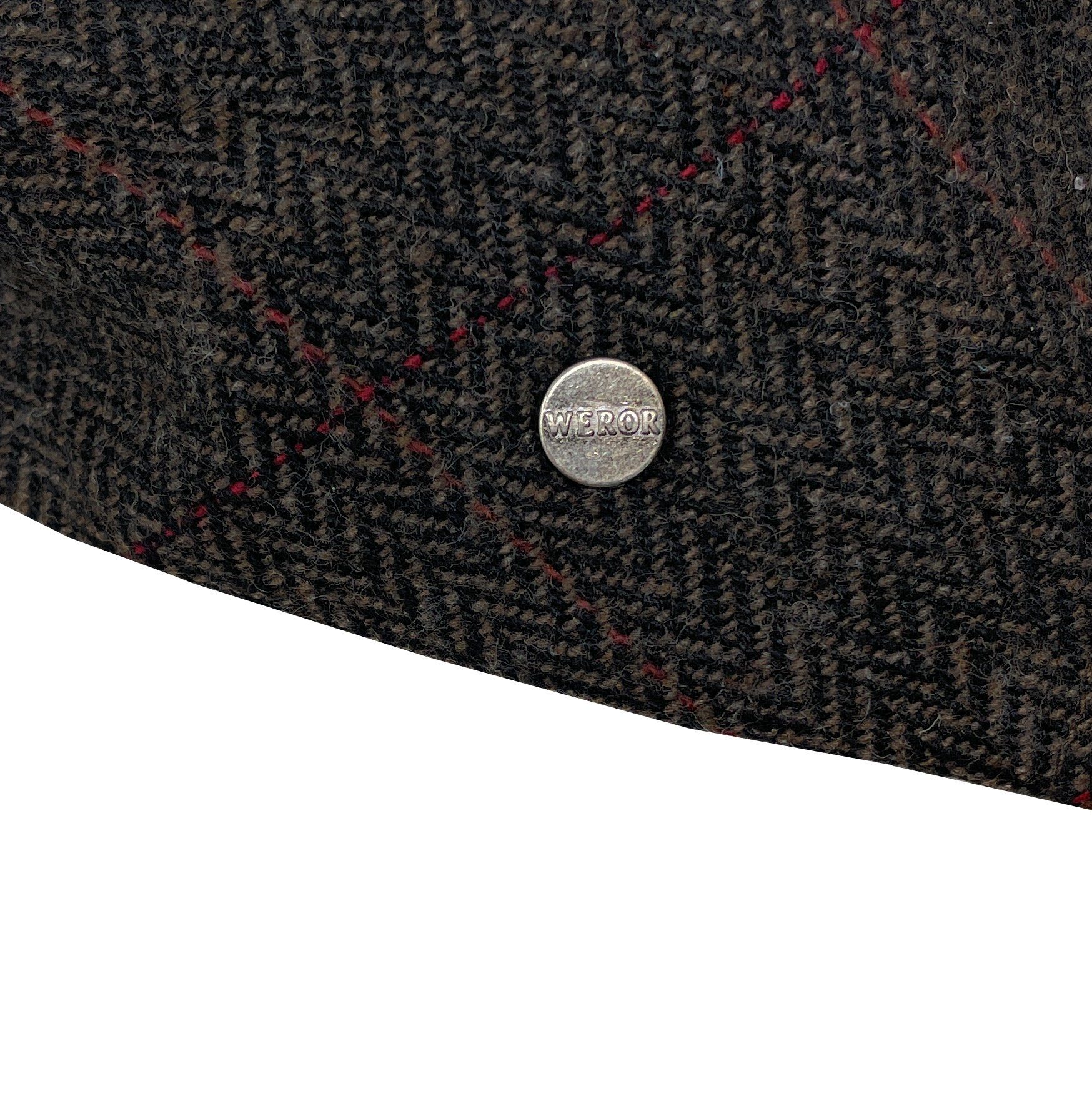 WEROR Mütze Flatcap Cap WEROR-380.1 1-RP16 Schirmmütze Schiebermütze Braun