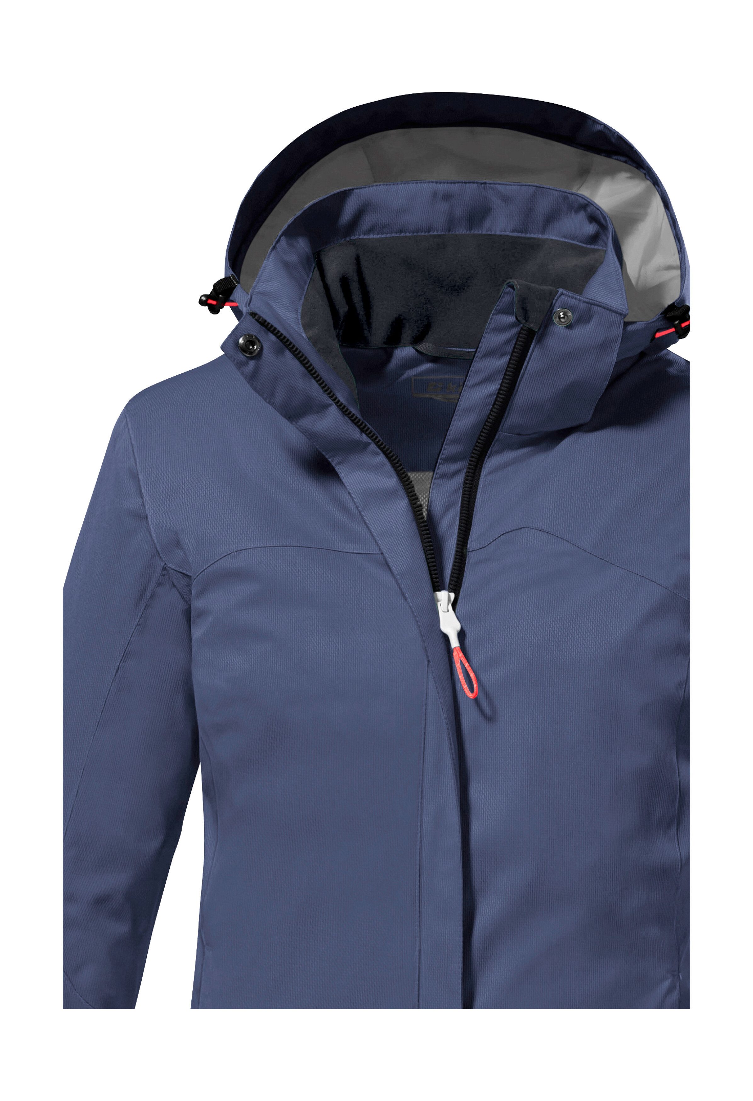 Killtec Funktionsjacke KOS 133 WMN JCKT Wasser- und winddichte Damenjacke mit abnehmbarer Kapuze