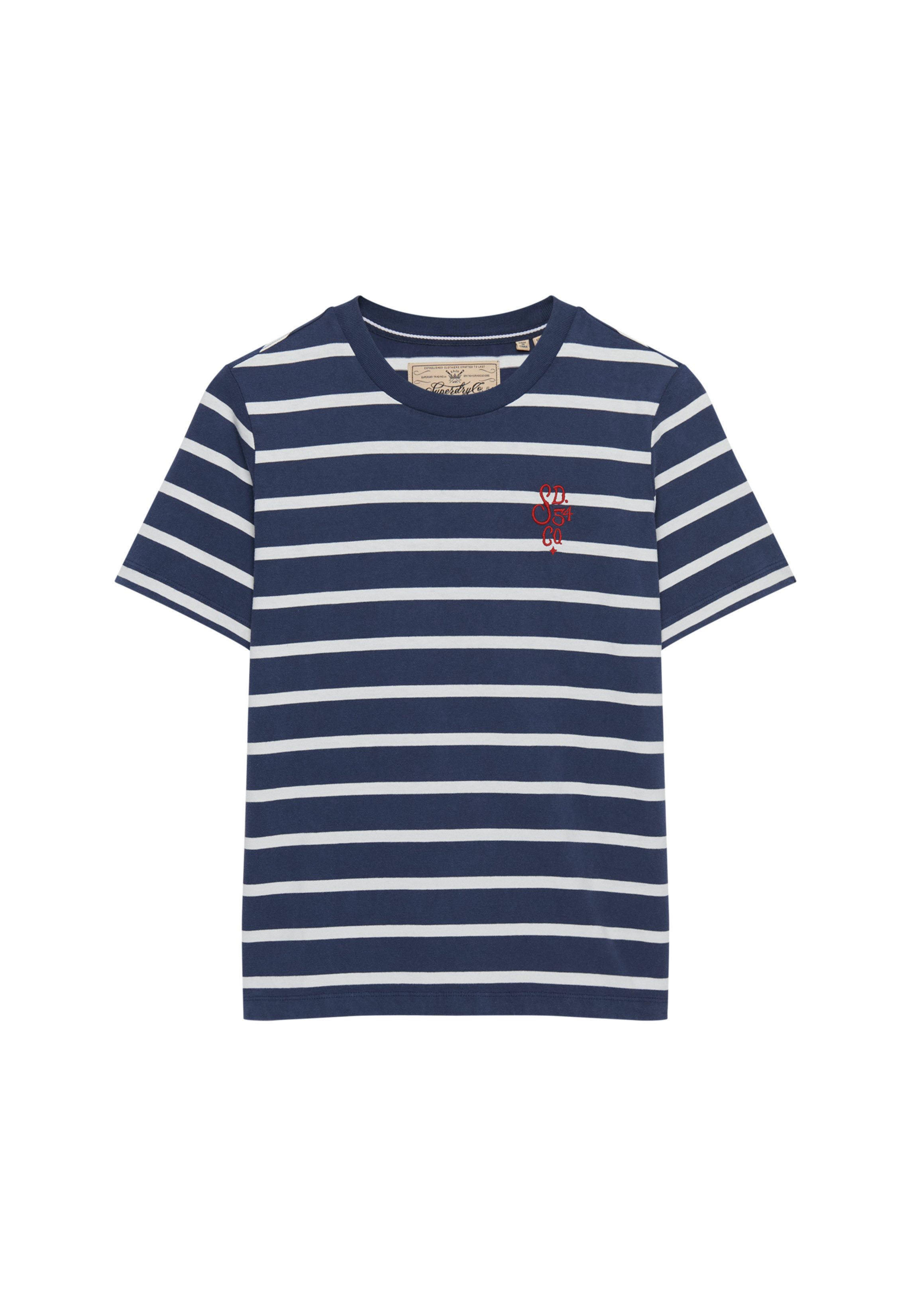Kurzarmshirt Heritage Hamptons Stripe Tee